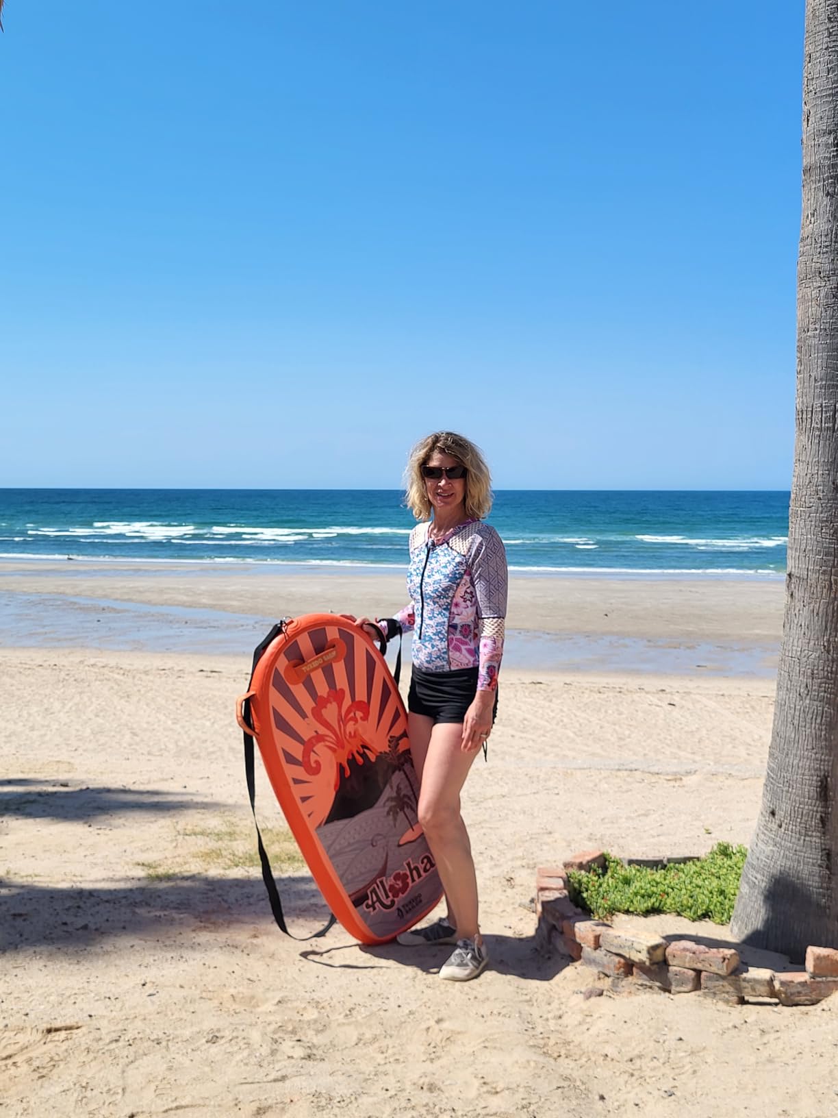 Tuxedo Sailor Inflatable Bodyboard - Beach Kids Surf Board - Ultra Lightweight PVC Core Body Board for Beach and Pool ,with Wrap Wrist Straps, Foldable, Perfect Surf for Teens and Adults customer photo 1