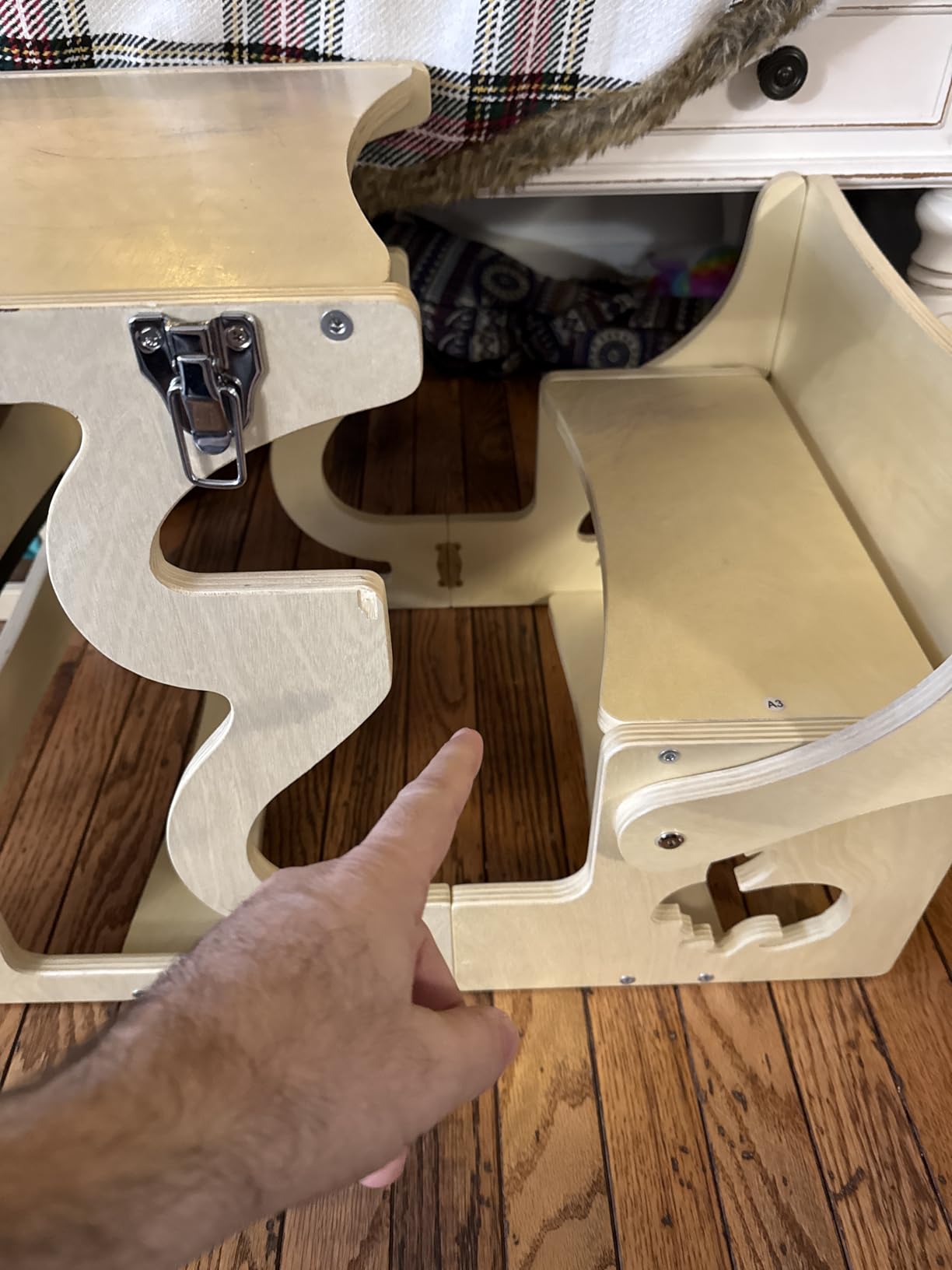 Toddler Tower, Kitchen Stool Helper for Toddlers, Learning Wooden Tower customer photo 1