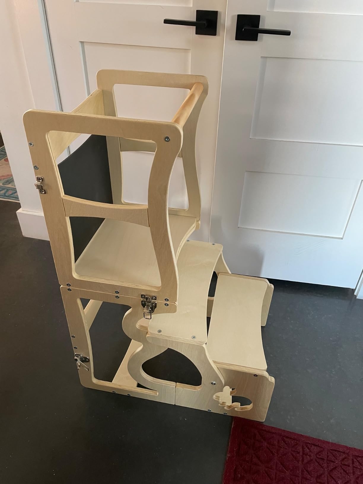 Toddler Tower, Kitchen Stool Helper for Toddlers, Learning Wooden Tower customer photo 2