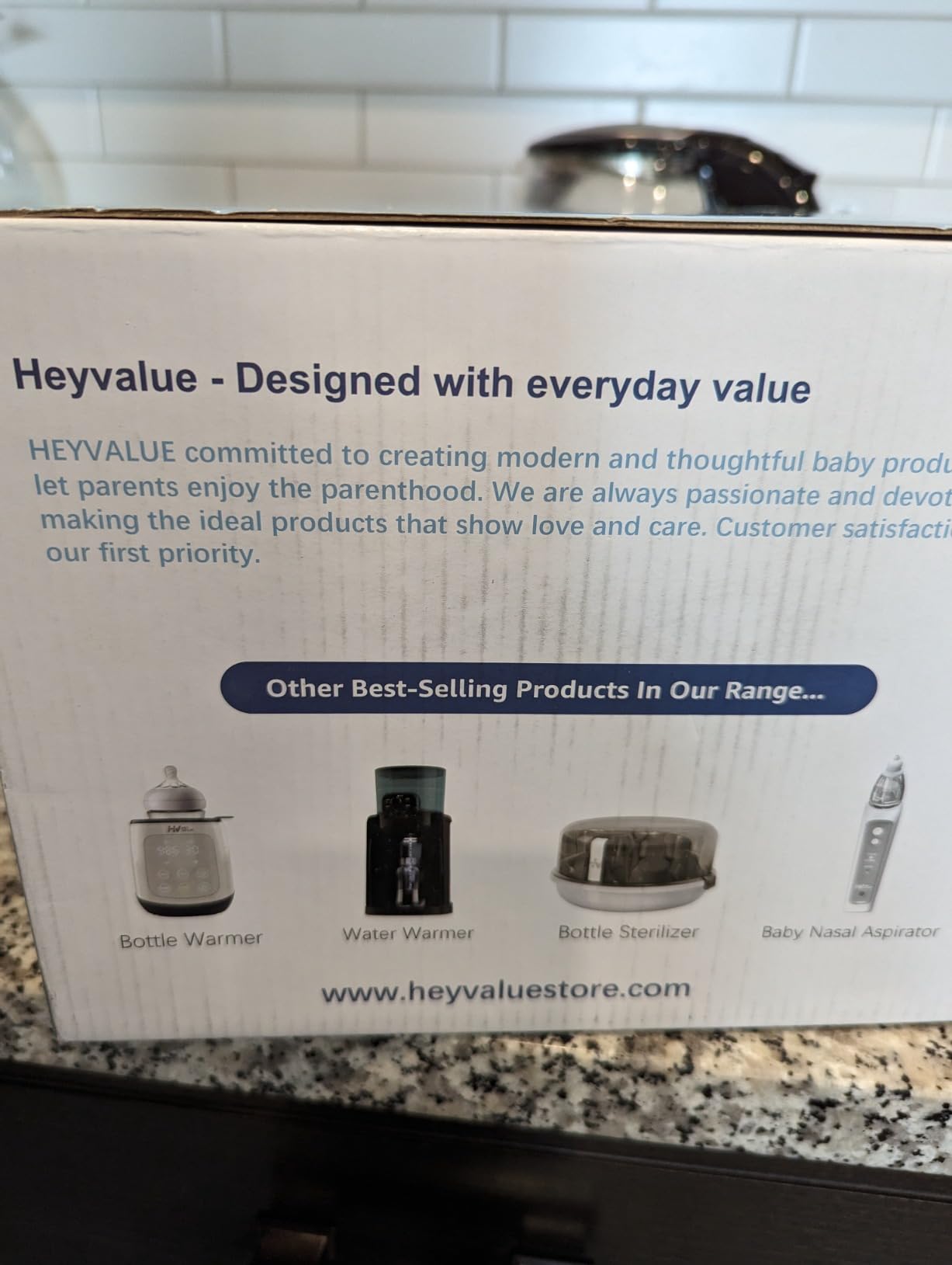 HEYVALUE Smart-Steam Bottle Sterilizer for Baby Bottles & Breast Pump Parts customer photo 1