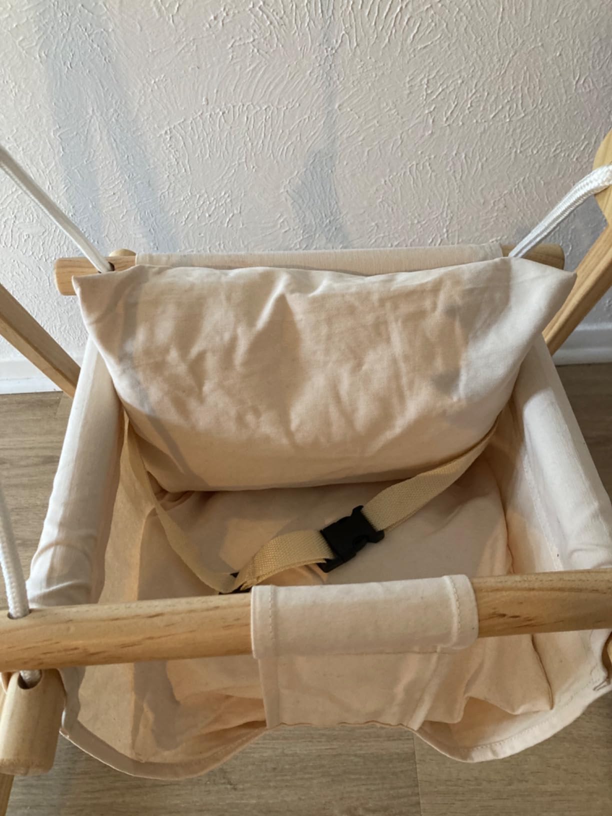 Avenlur Spruce Baby Swing, Foldable Wooden Indoor Swing with Stand customer photo 1