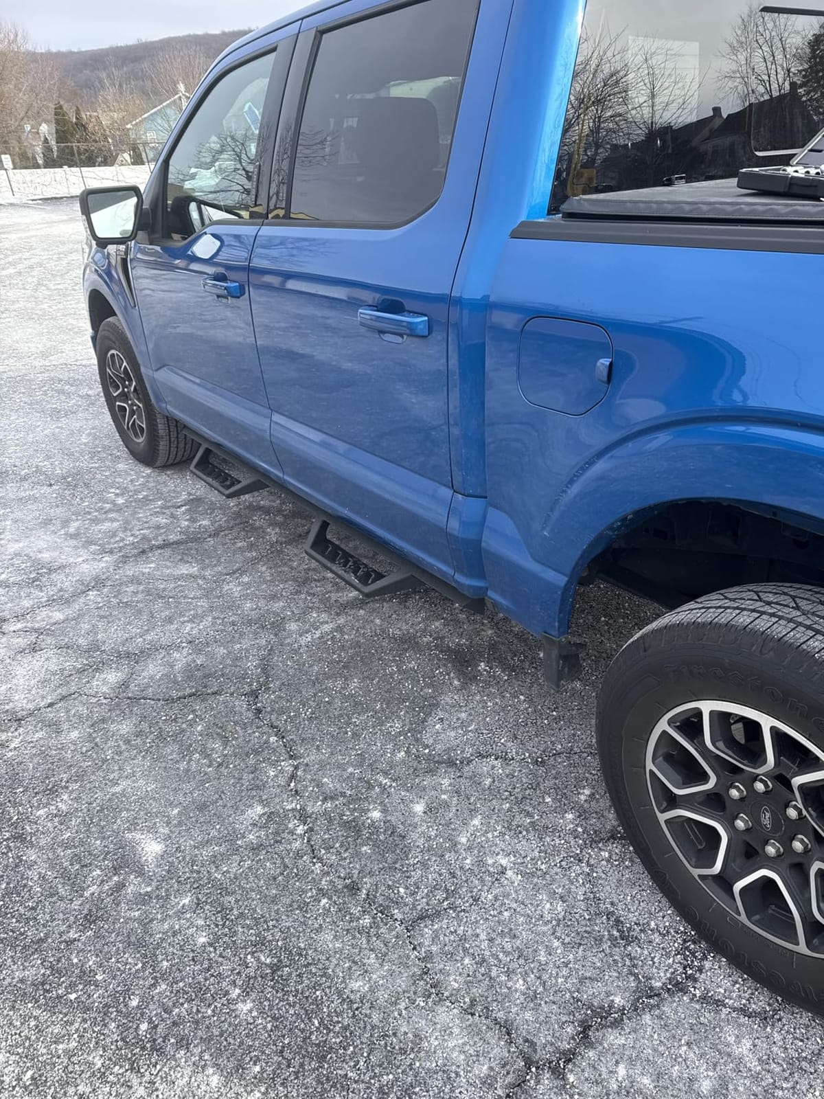 Tyger Auto LanderX Running Board Compatible with 2015-2026 Ford F-150; 2022-2026 F-150 Lightning; 2017-2026 F-250 F-350 SD | Supercrew Cab | TG-LX3F82368 | Drop Step Side Step Rail Nerf Bars customer photo 1