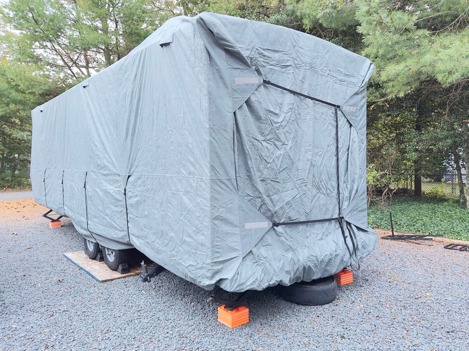 Mofeez Travel Trailer RV Cover 9 Layers for 24'-27' Camper Cover RV Covers customer photo 2