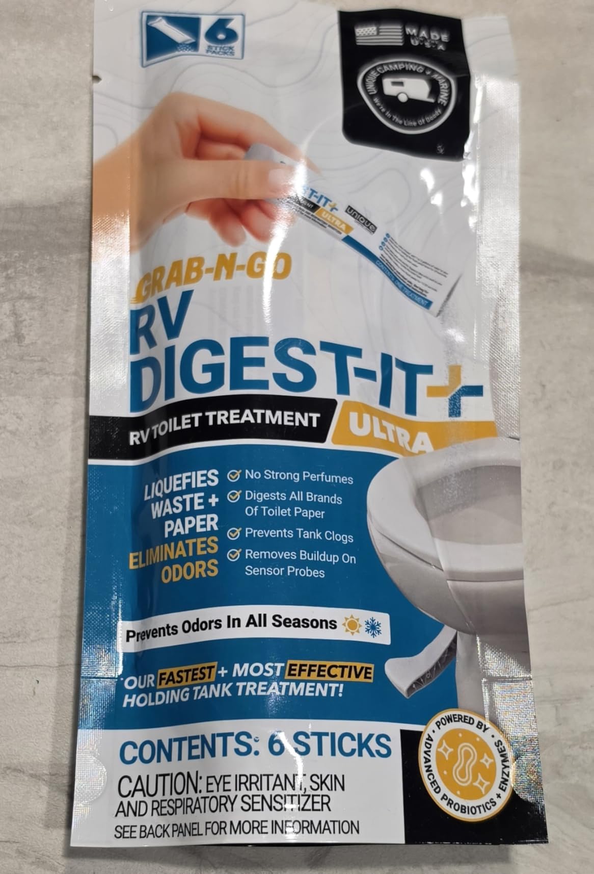 Unique RV Digest-It Ultra Drop-In Pods RV Tank Treatment, 16 Count customer photo 1