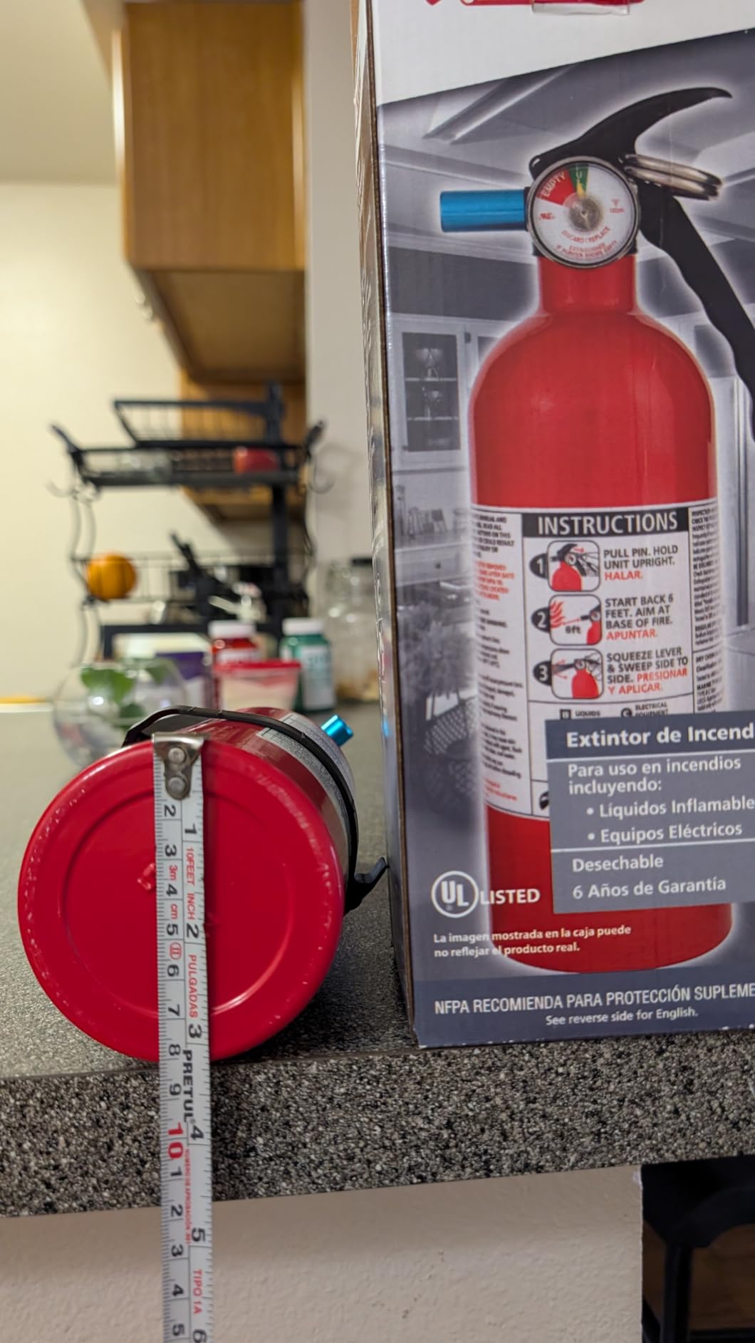Kidde Basic 5 Fire Extinguisher for Home, 5-B:C, FA5G customer photo 1