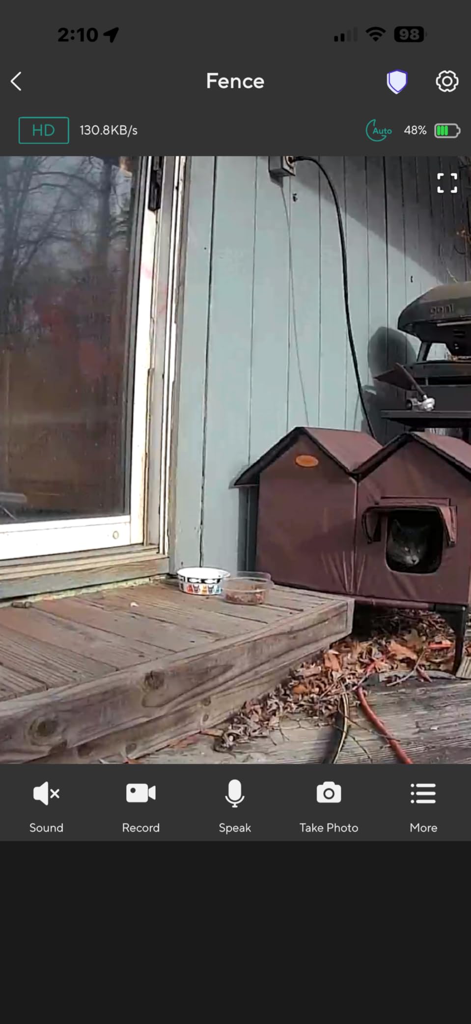 Heated Cat Houses for Outdoor Cats - Elevated Weatherproof Insulated Heated Outdoor Cat House for Winter - Feral Cat Shelter for Outside Cats - Outdoor Heated Cat House (Green) customer photo 2