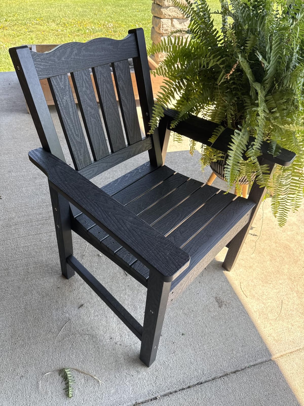 Stoog All-Weather Patio Chairs Set of 2, Heavy Duty Outdoor Chairs with 400 lbs Weight Capacity, Garden Chair for Backyard, Deck, Lawn & Porch, Blue customer photo 1