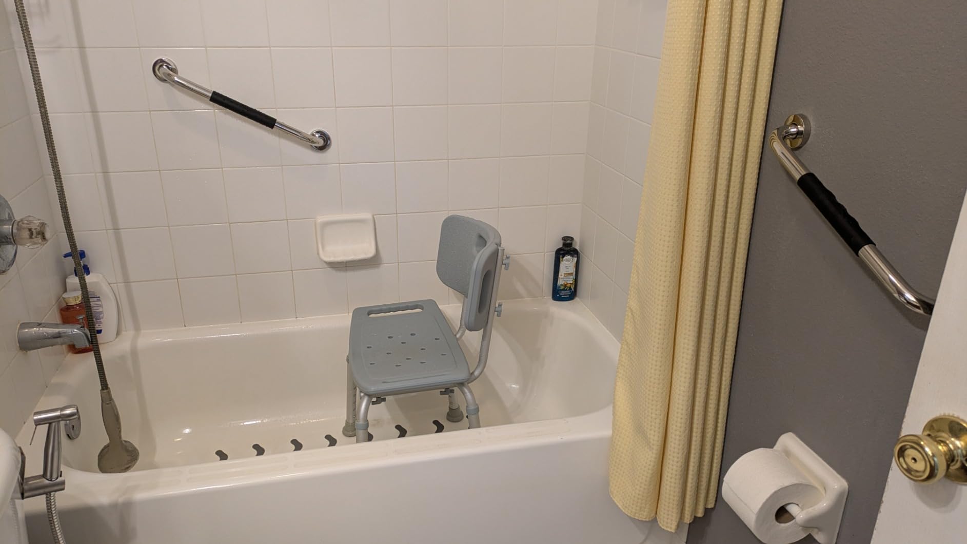 Gotega 16 Inch Shower Grab Bars for Seniors, Anti Slip Handicap Grab Bars customer photo 1