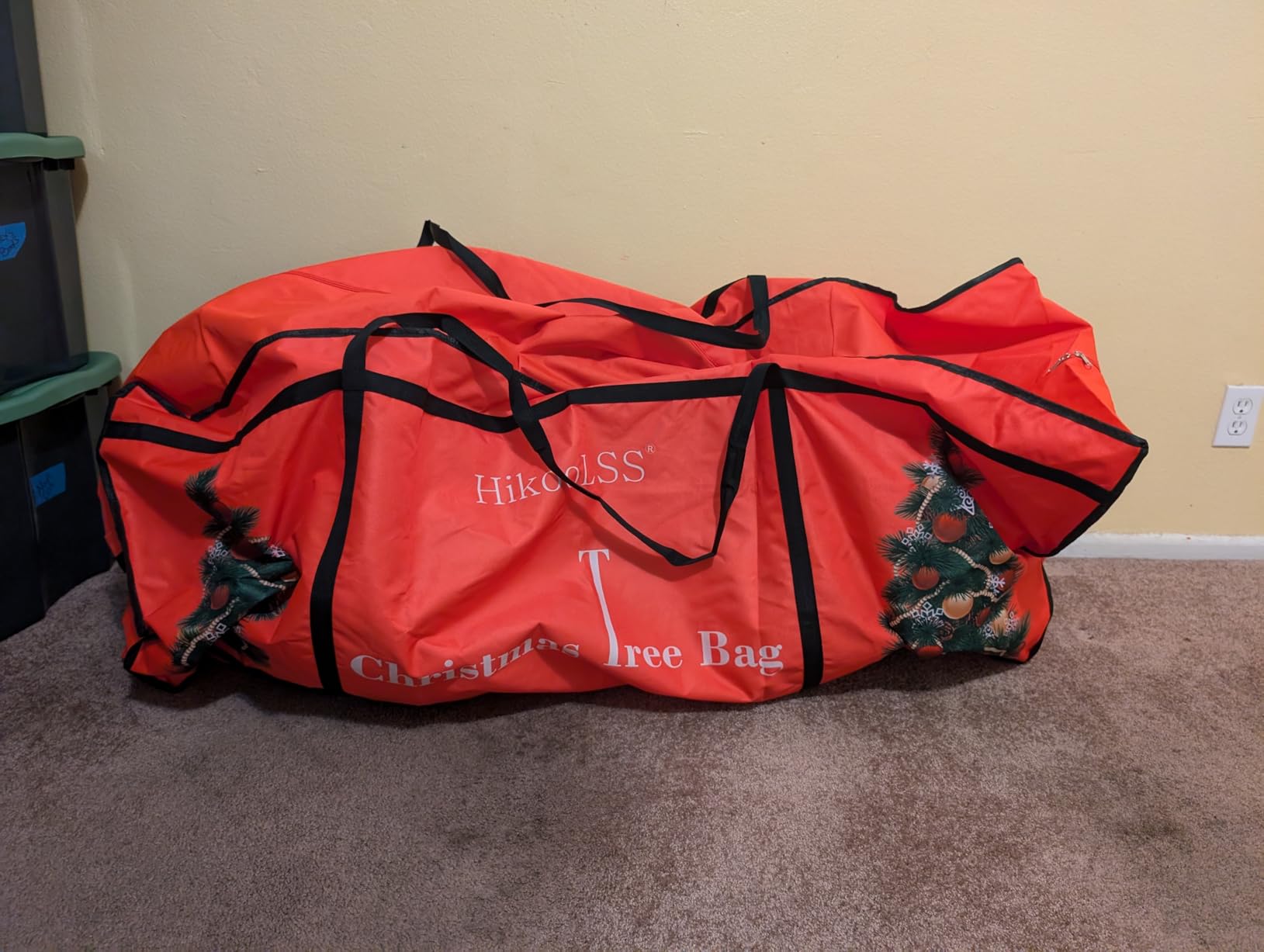 HikooLSS Christmas Tree Storage Bag 12 Ft Tall Tree Container Heavy Duty customer photo 1