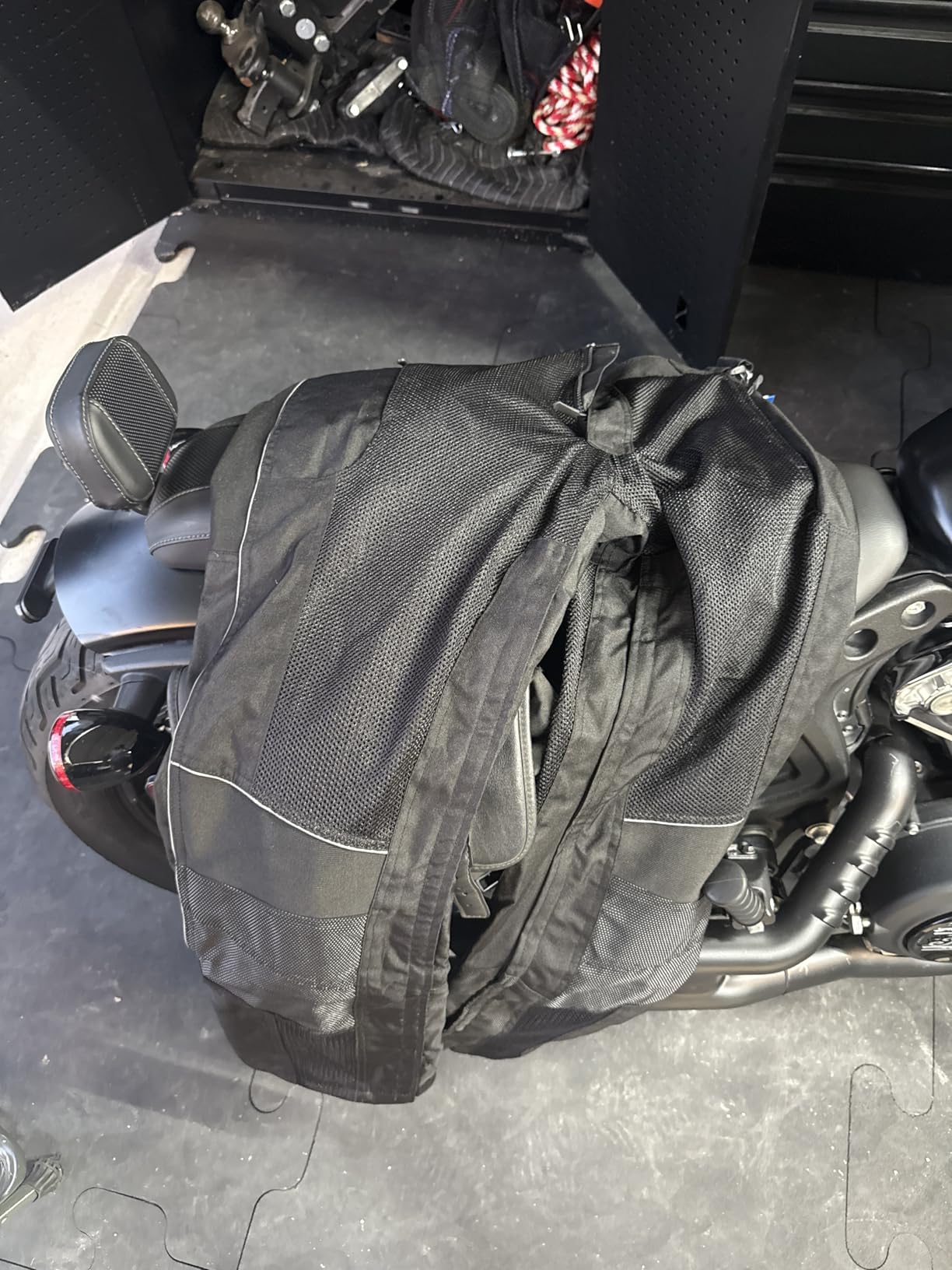 Men’s Motorcycle Mesh Pants Full Leg Zipper Riding Pants powersports Protective Armored Adv CE Over The Boot Motocross Pants customer photo 1