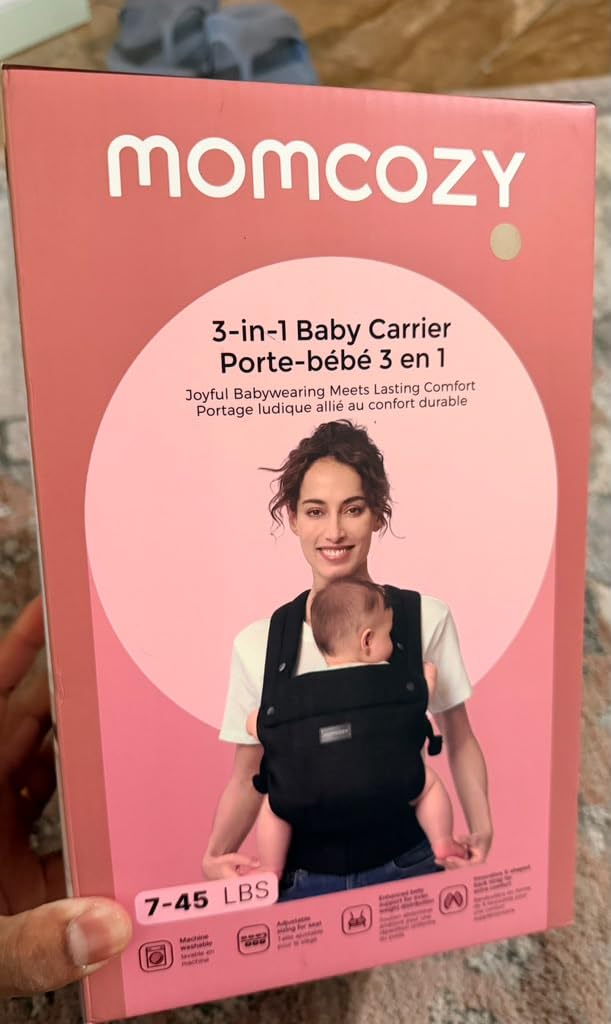 Momcozy PureHug Baby Carrier - Ergonomic, Cozy and Lightweight for 7-45 lbs customer photo 2