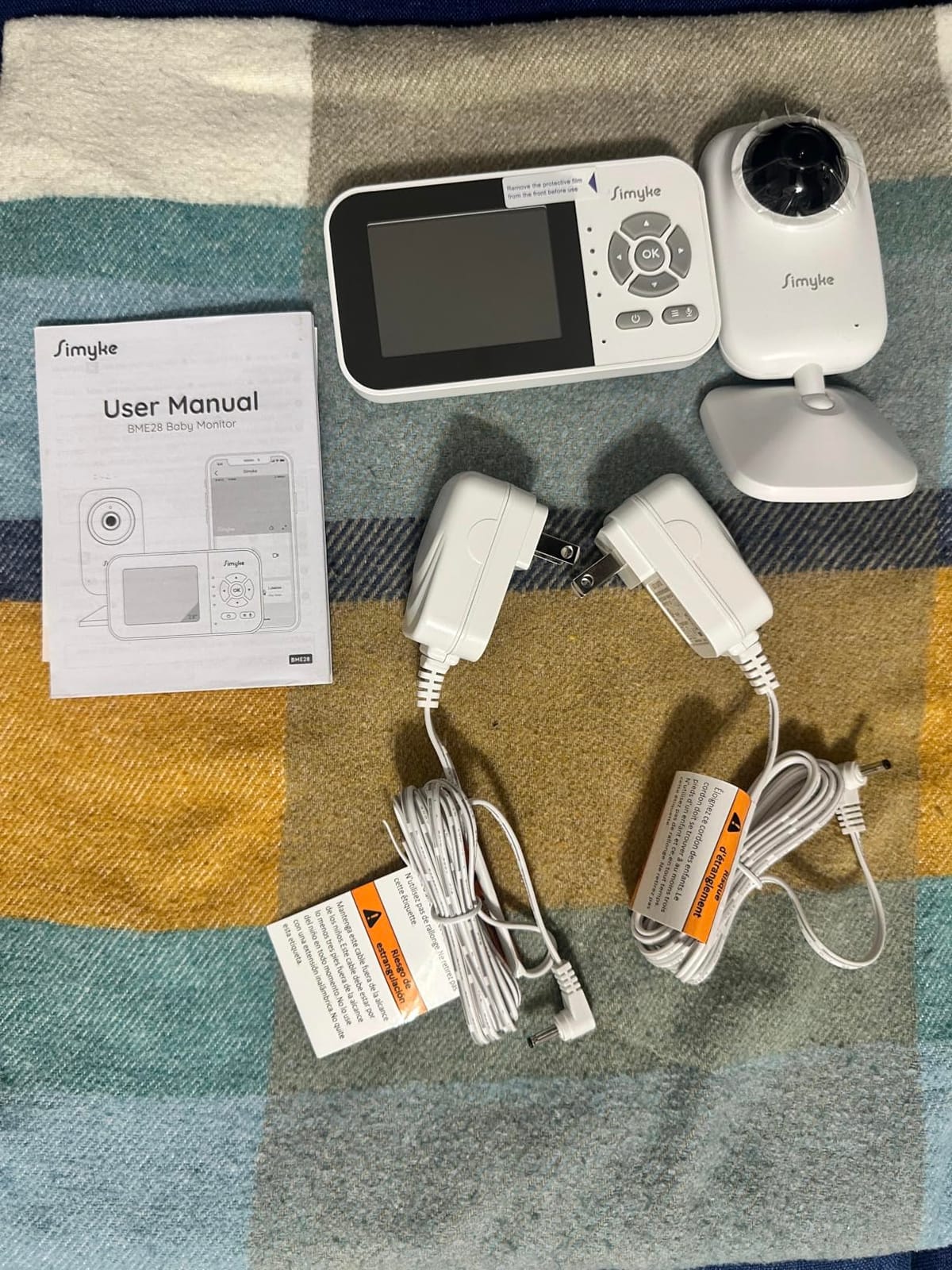 Simyke Upgrade Video Baby Monitor,WiFi Baby Camera,2.8