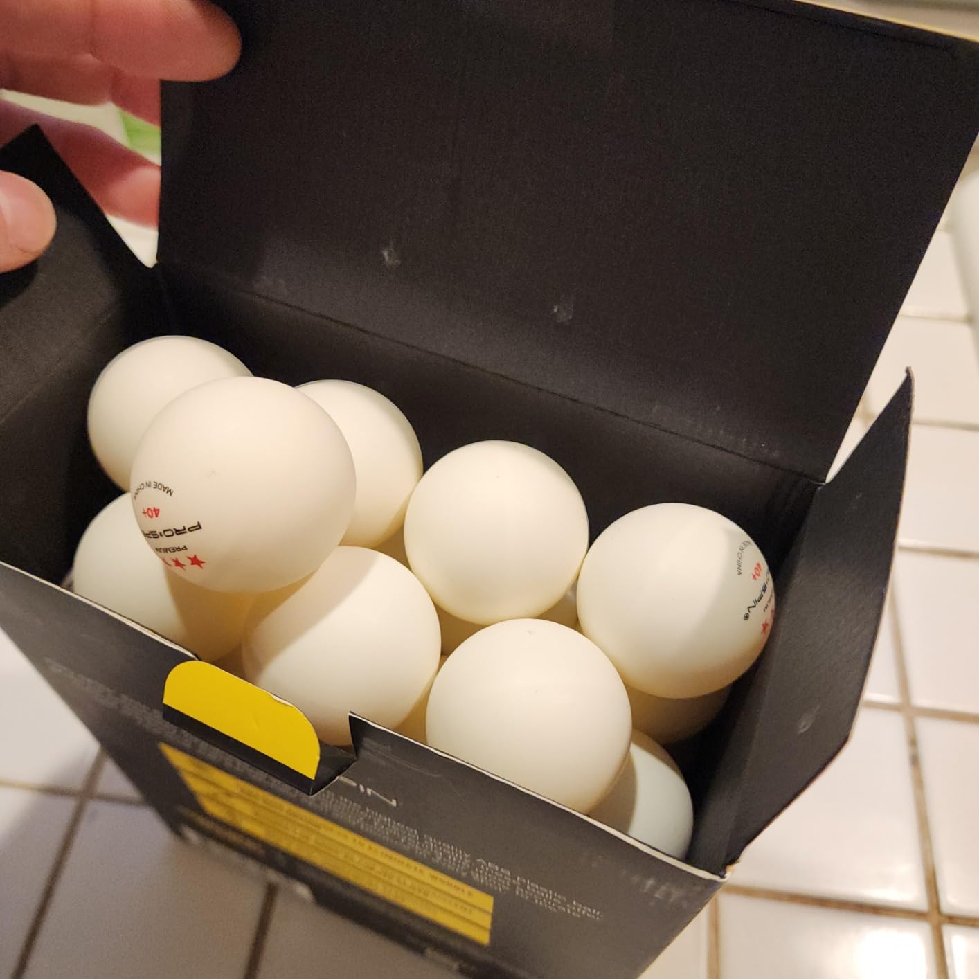 PRO-SPIN Ping Pong Balls – 3-Star ITTF-Approved Premium Table Tennis Balls | High-Performance 40+ ABS Professional Quality for Indoor & Outdoor Games customer photo 1