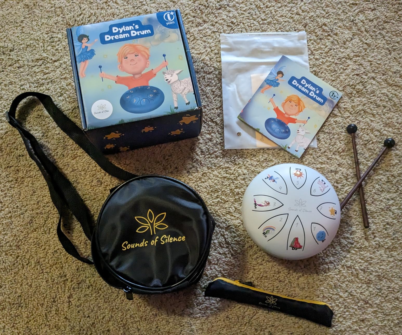 Sounds Of Silence Steel Tongue Drum for Kids with Storybook and Songbook customer photo 2