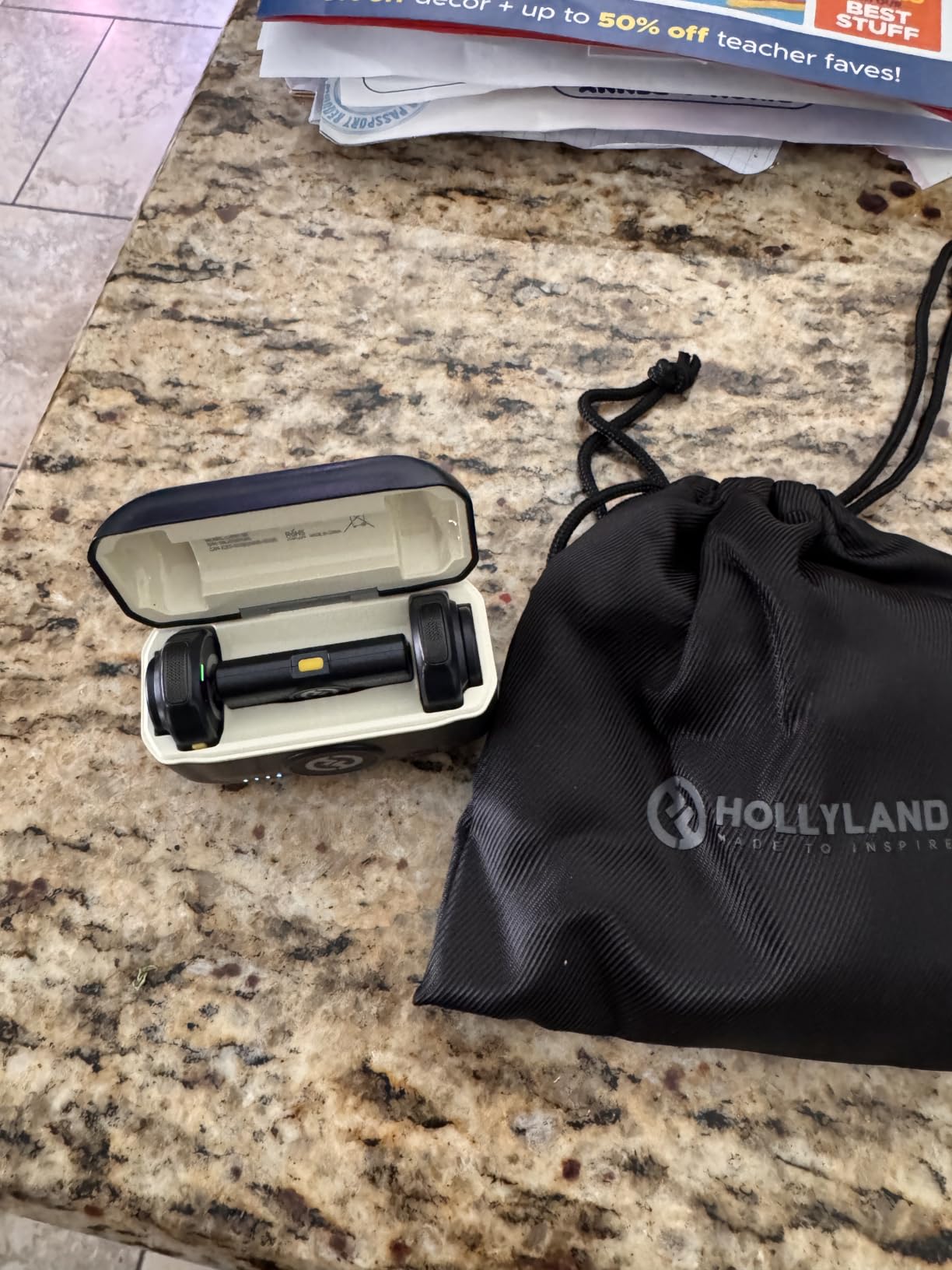 Hollyland Lark M2 Wireless Microphone for iPhone/Camera/Android/PC, 48kHz/24-bit High Fidelity Audio, 300m Range, Noise Cancelling, 40h Use, YouTube, Vlog, Streaming (2TX + 3RX + Charging Case) customer photo 2