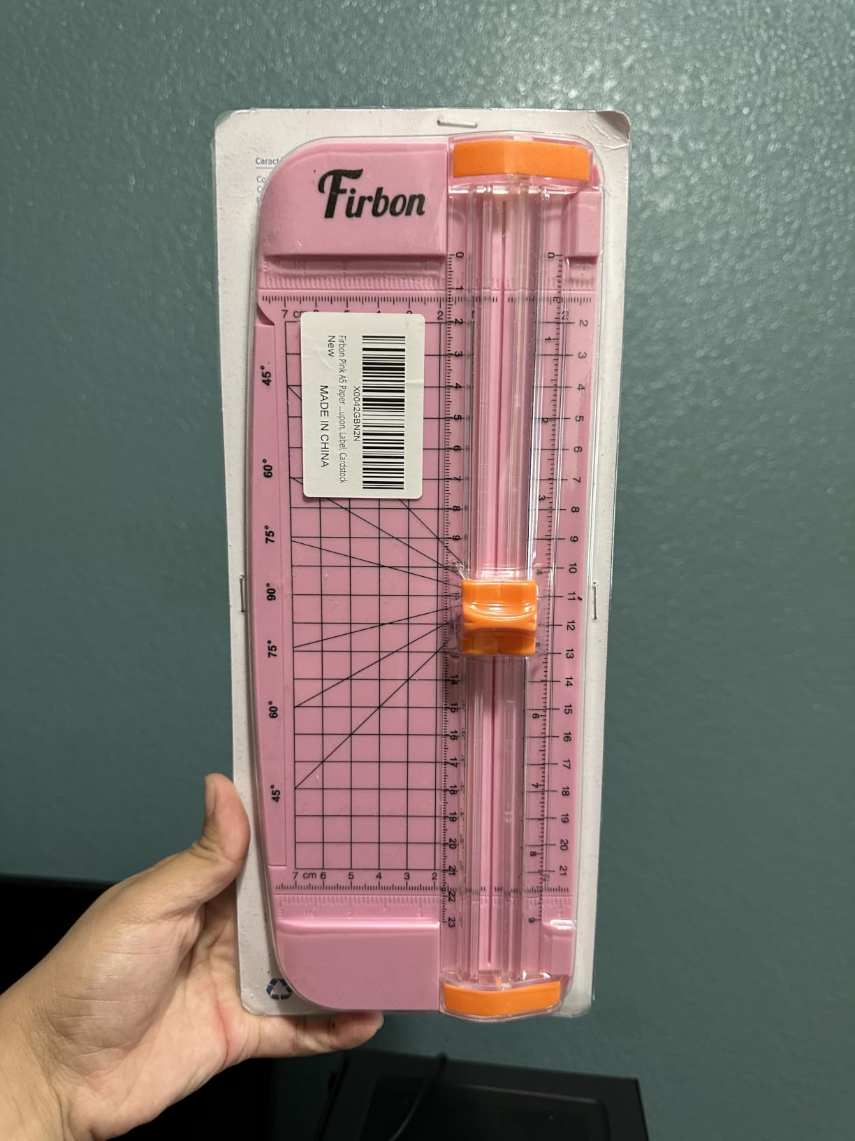 Firbon A5 Paper Cutter, Small Straight Paper Trimmer with Side Ruler customer photo 1