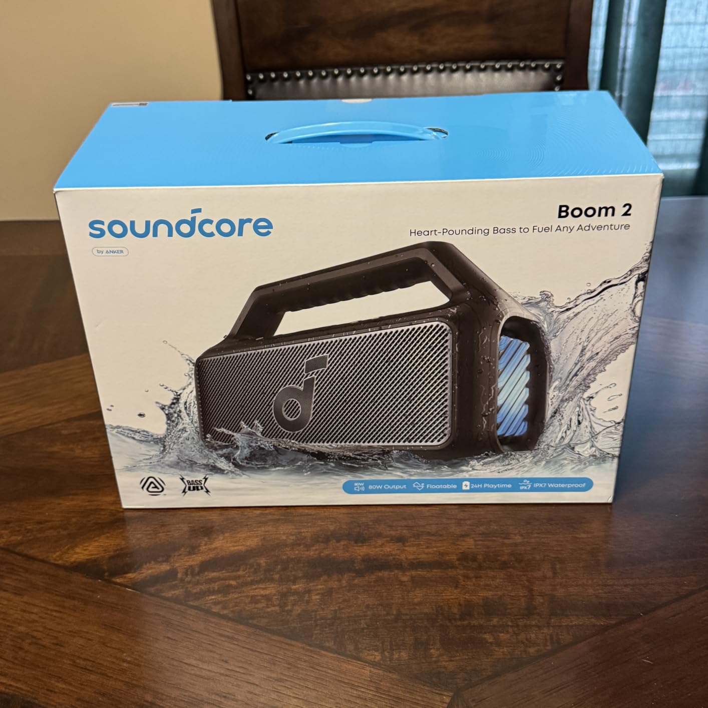 Soundcore Boom 2 by Anker, 80W Outdoor Bluetooth Speaker, 24H Playtime customer photo 2