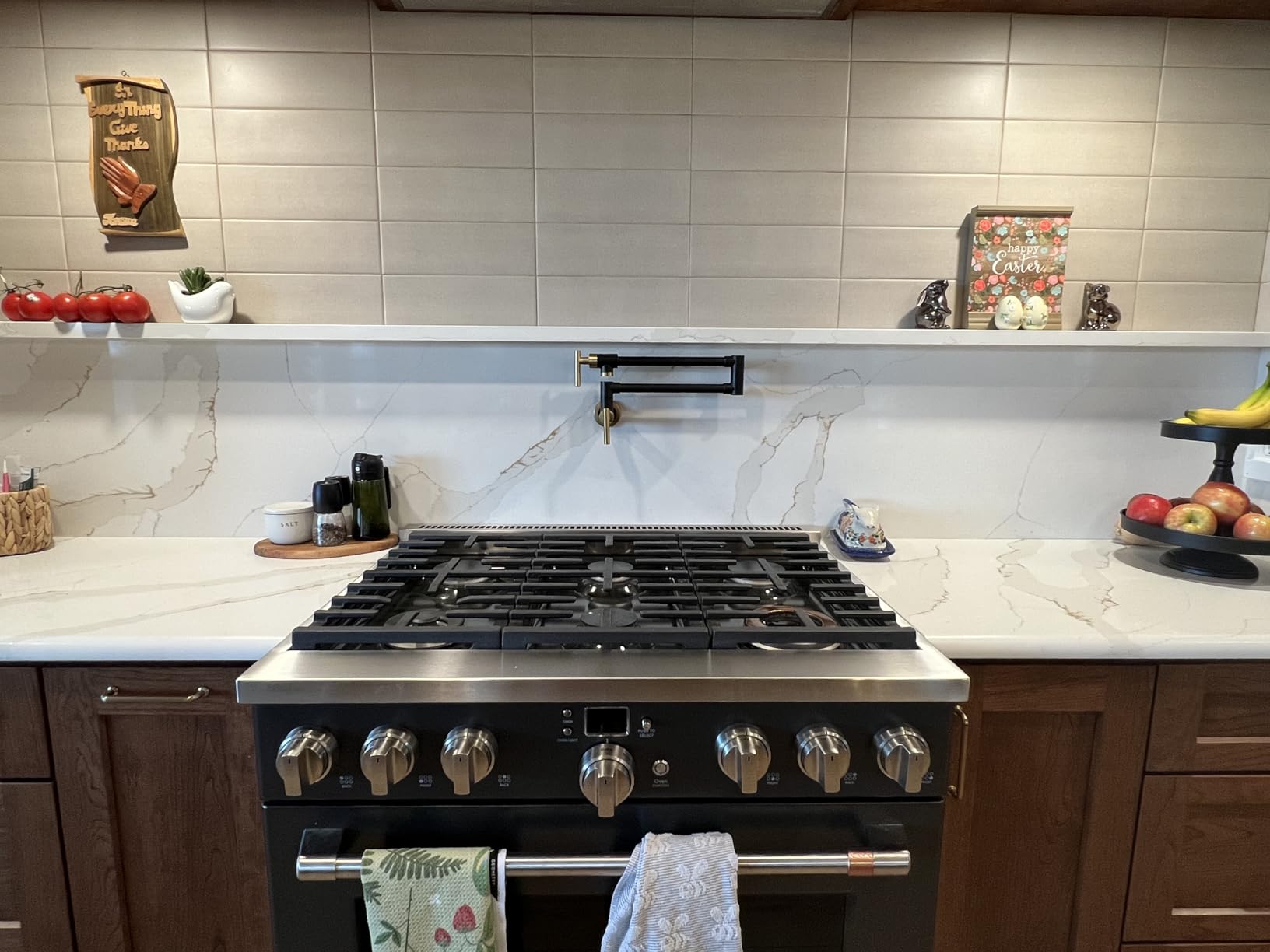 CENOSA Pot Filler Faucet Brushed Nickel for Kitchen Over Stove customer photo 1