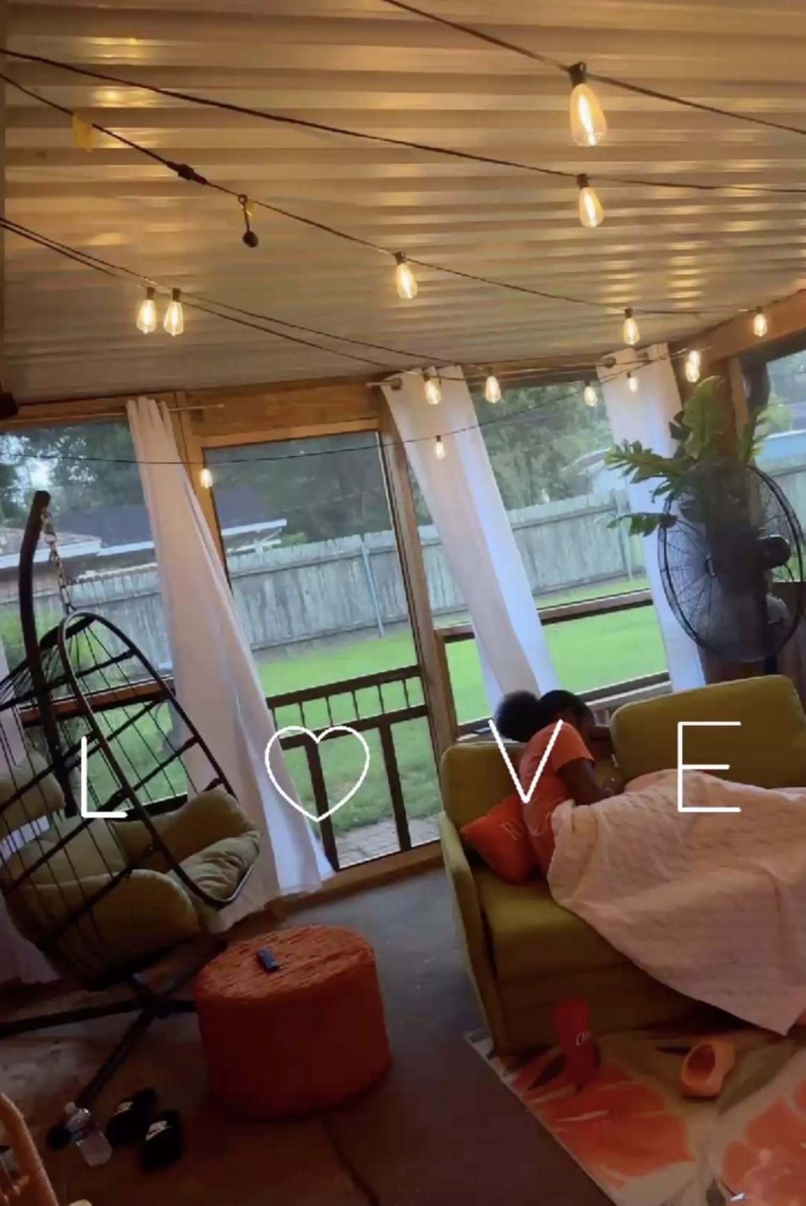 HolidayIdeas 6 Pack Outdoor Curtains for Patio Waterproof 54x84 Inch Cream customer photo 2