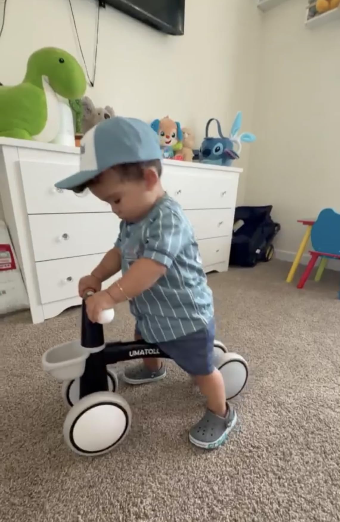 Umatoll Baby Balance Bike Toy for 1 Year Old Boy Girl, First Birthday Gift customer photo 2