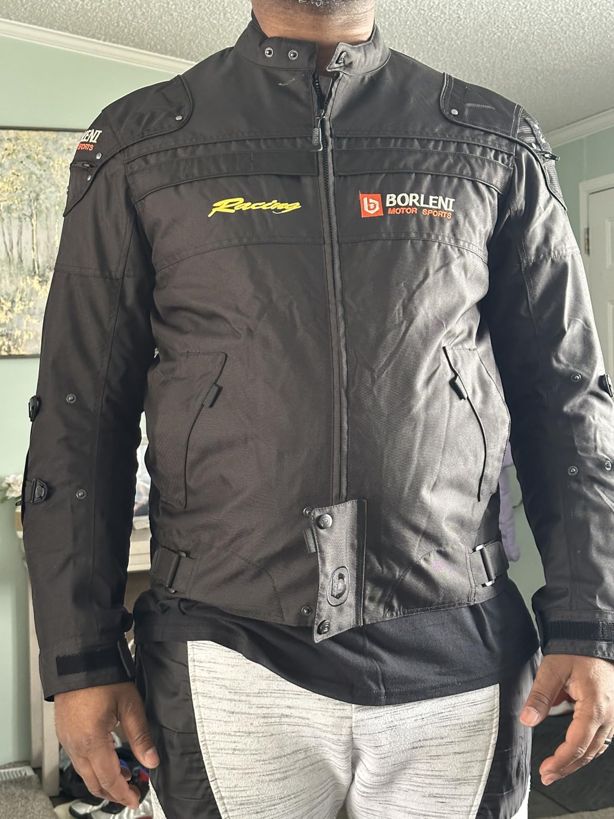 BORLEN Motorcycle Jacket for Men with Armor CE Certified Riding Jacket customer photo 2