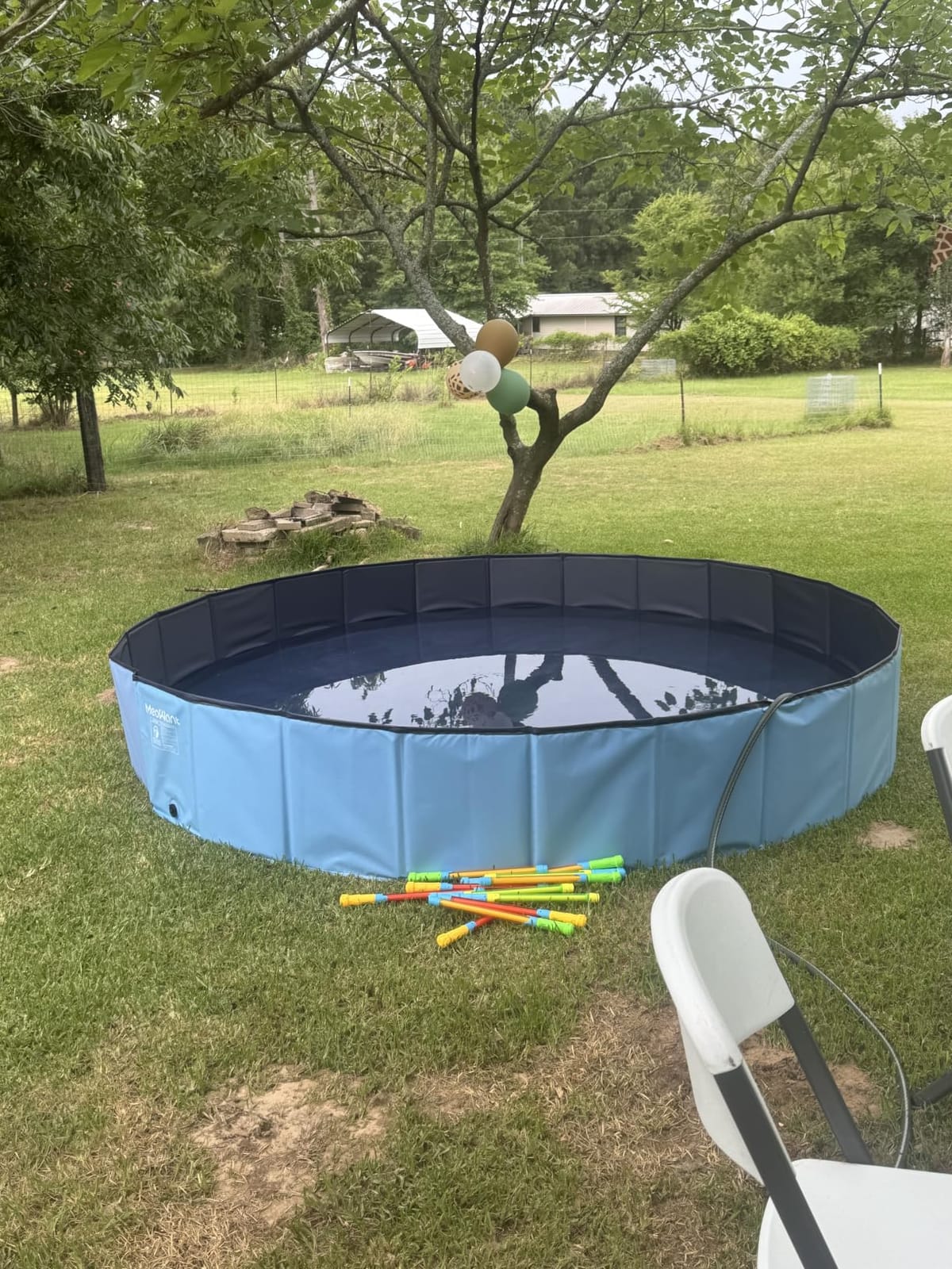 Meowant Extra Large Dog Pool Foldable 97'', Hard Plastic Kiddie Pool customer photo 1