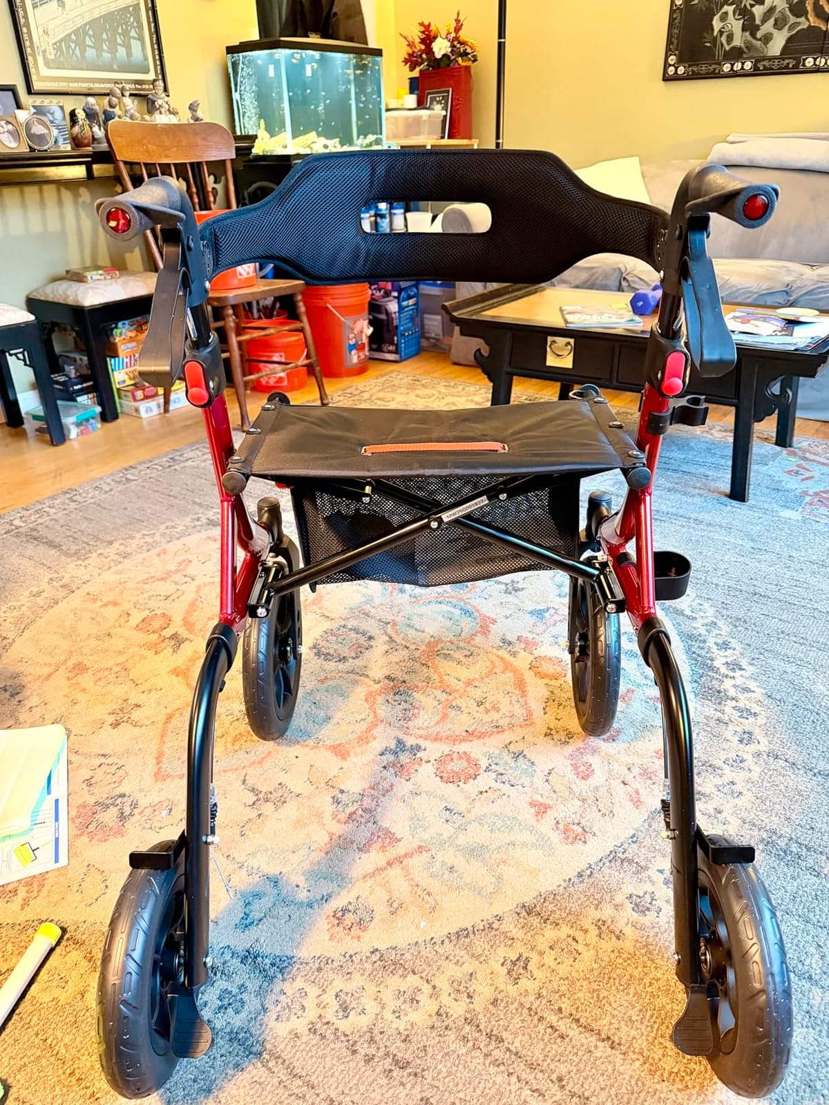 MAXWALK Rollator Walker for Seniors with Seat, 12