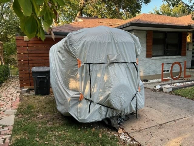 10-13FT Fiberglass Travel Trailer Cover 900D Oxford customer photo 2