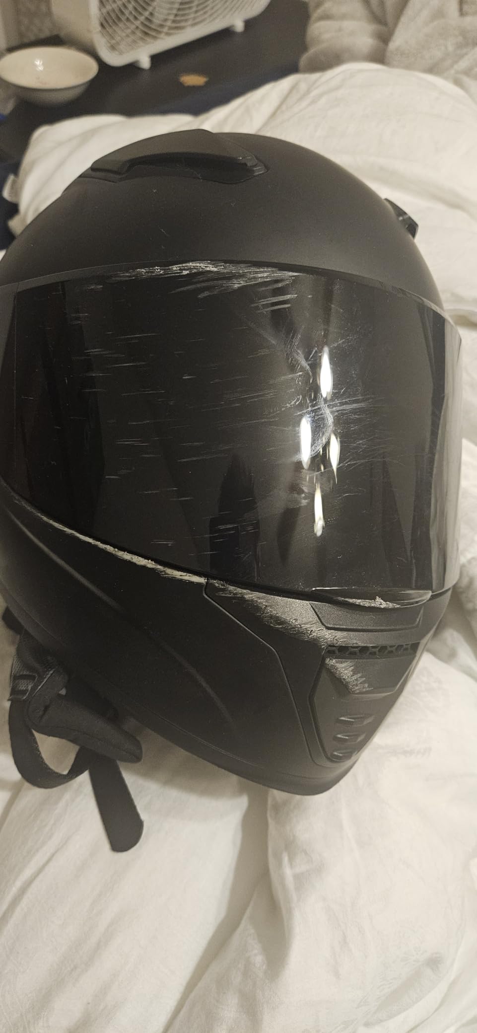Full Face Motorcycle Helmet WS-607 DOT Approved for Adults customer photo 2