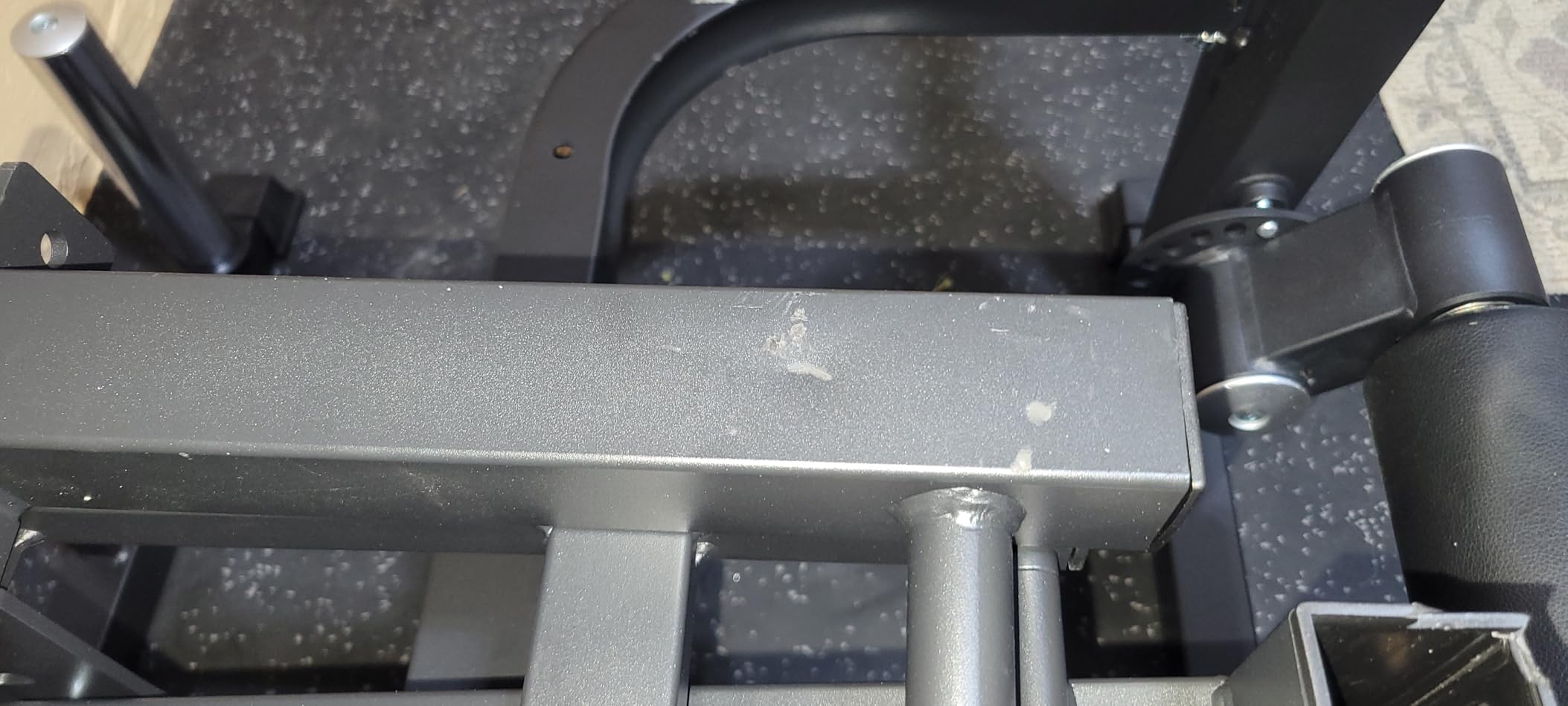 HVO 6-in-1 Leg Extension & Curl Machine, Lying Hamstring Curl Plate Loaded customer photo 2