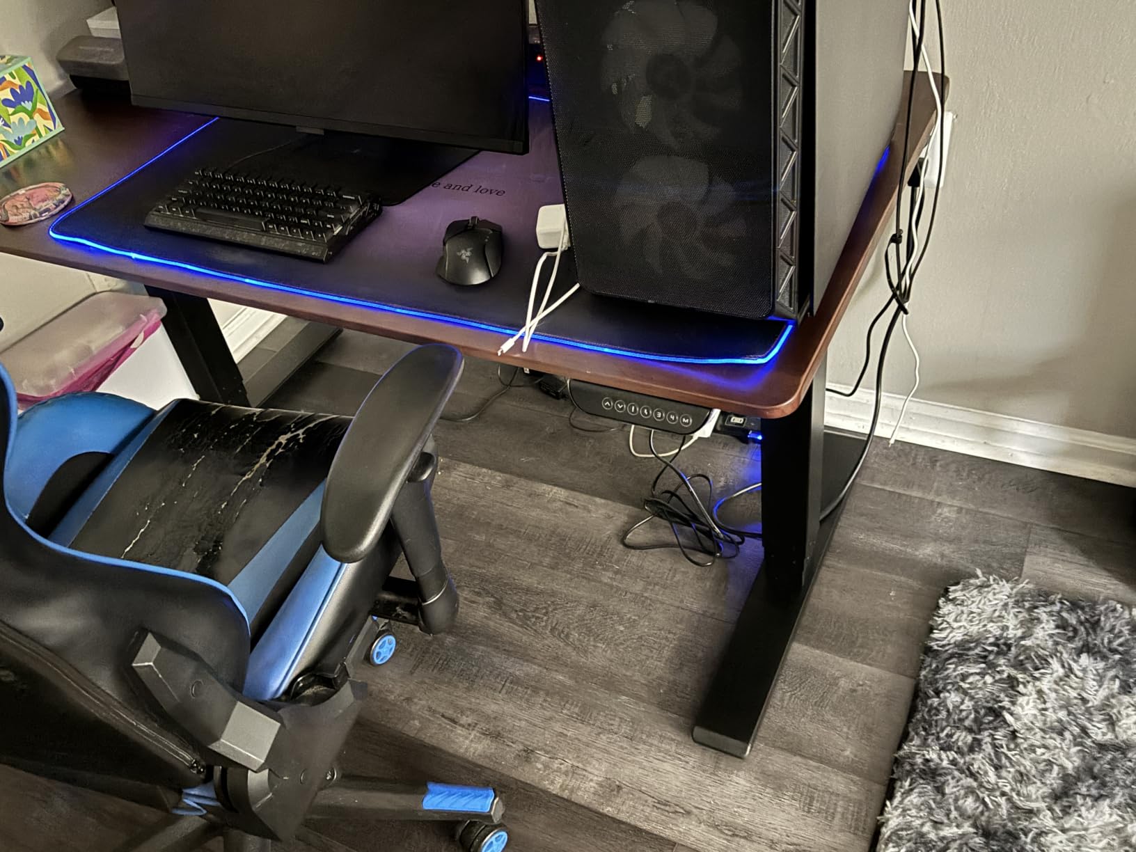 FLEXISPOT E6 MAX Dual Motor 3-Stage Electric Standing Desk, 55 x 28 customer photo 1