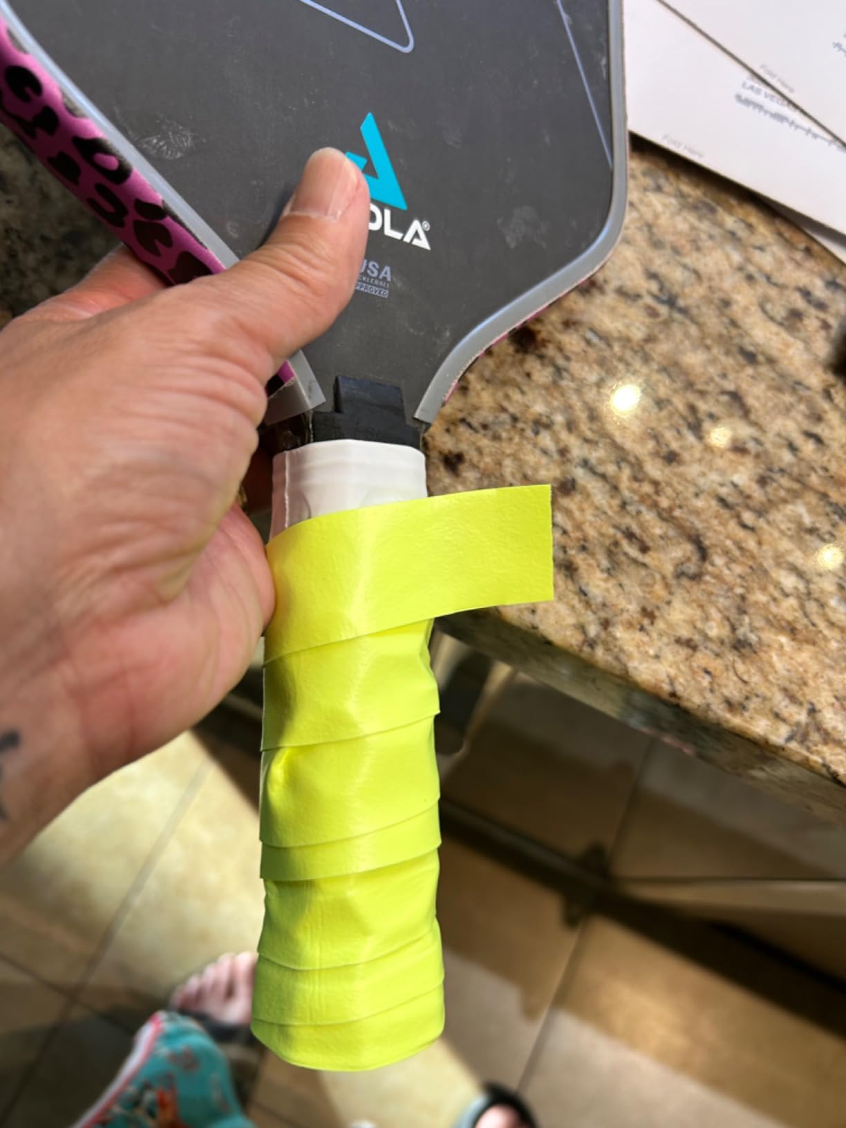 ADV MaxTac Pickleball Paddle Grip Tape - Tacky Moisture-Wicking Overgrip customer photo 2
