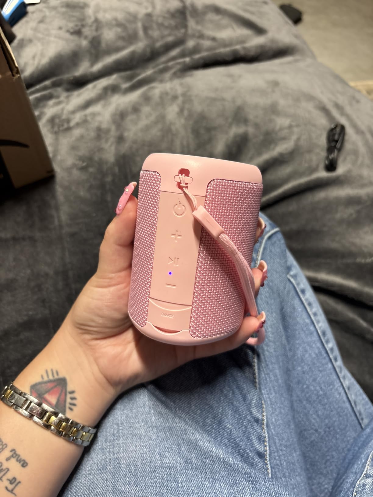 Portable Bluetooth Speaker Gift Ideas: Outdoor Travel Essentials Waterproof customer photo 2
