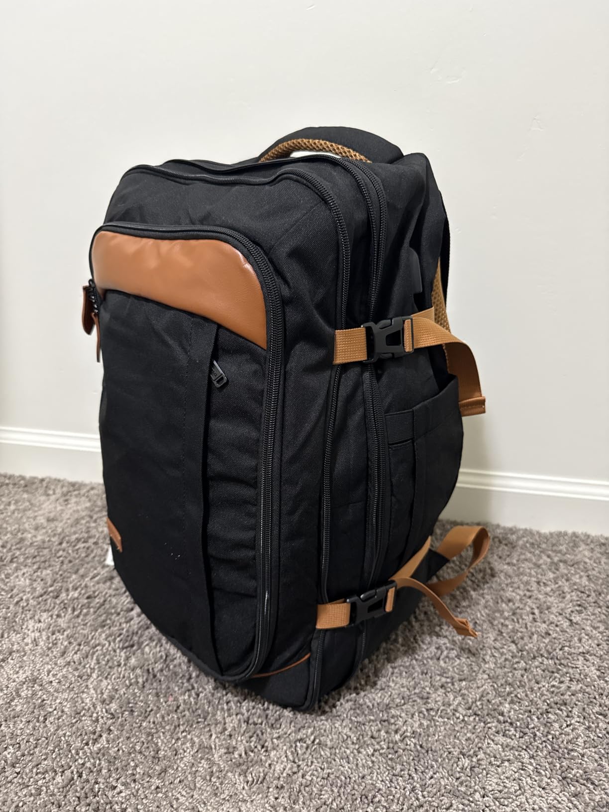 Vancropak Carry On Backpack for Airplanes, Flight Approved Travel Backpack customer photo 2