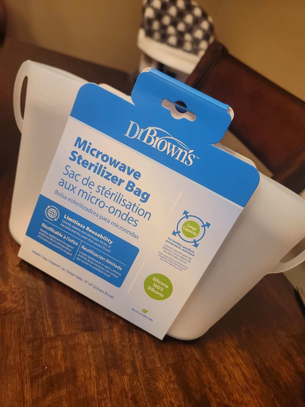 Dr. Brown's Microwave Steam Baby Bottle Sterilizer Bag customer photo 1