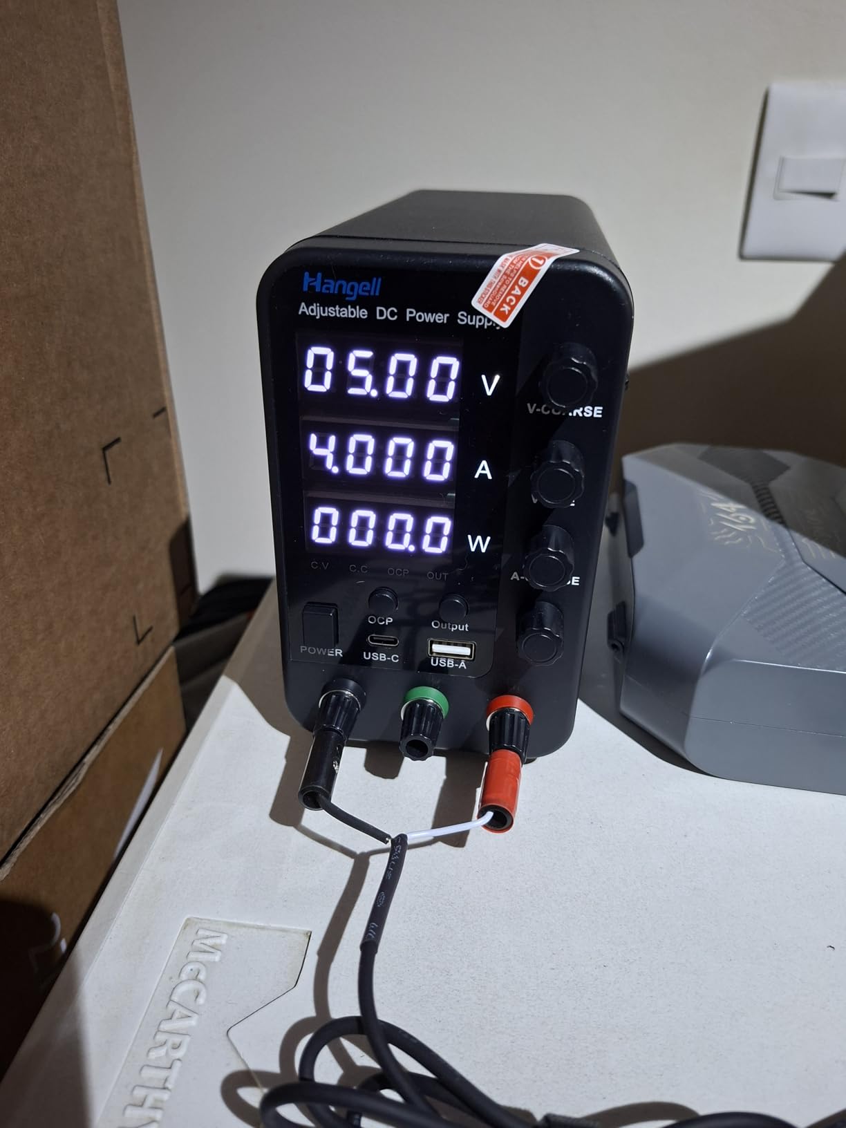 DC Power Supply Variable, 30V 10A Bench Power Supply with Encoder Coarse & Fine Adjustments Knob, Adjustable Switching Regulated lab Power Supplies with 18W USB & Type-C Quick-Charge customer photo 1