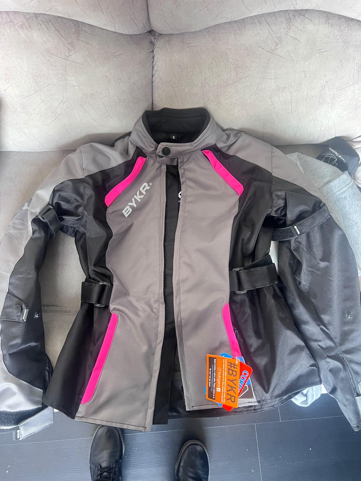 BYKR Womens Motorcycle Jacket For Women Ladies Motorsports Enduro Biker Adventure CE Armored Powersports Protective Jackets customer photo 1
