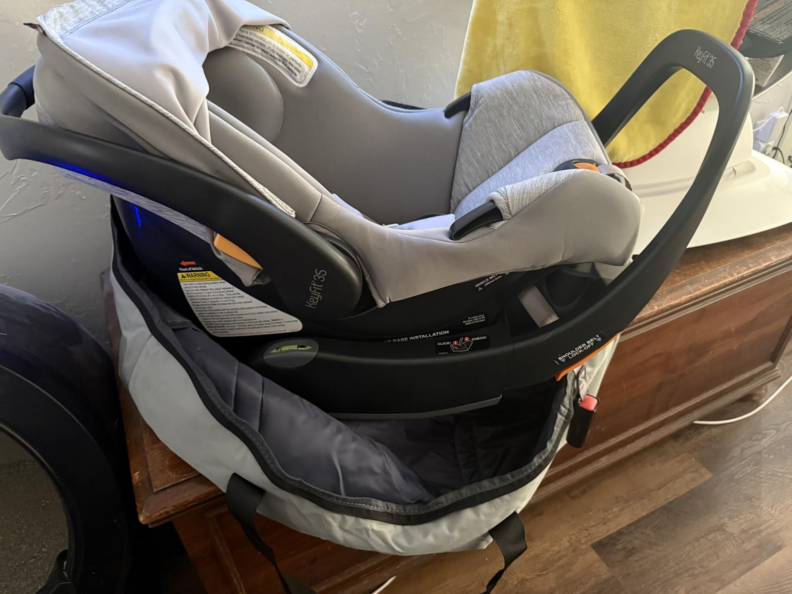 SCTEL Infant Car Seat Travel Bag Fits Car Seats with Anti-Rebound Bar Base customer photo 1