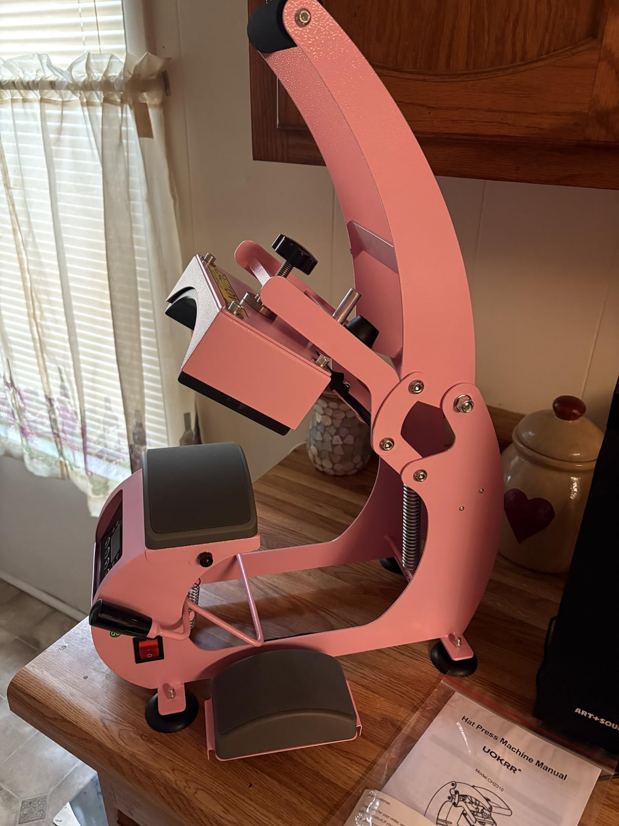 Hat Press, Hat Heat Press Machine for Caps with 2 Platens | Easy to Use at Home, Precise Temp & Timer Control, Heat Up Fast & Evenly. Cap Press for HTV, Sublimation, Heat Transfer Vinyl customer photo 1