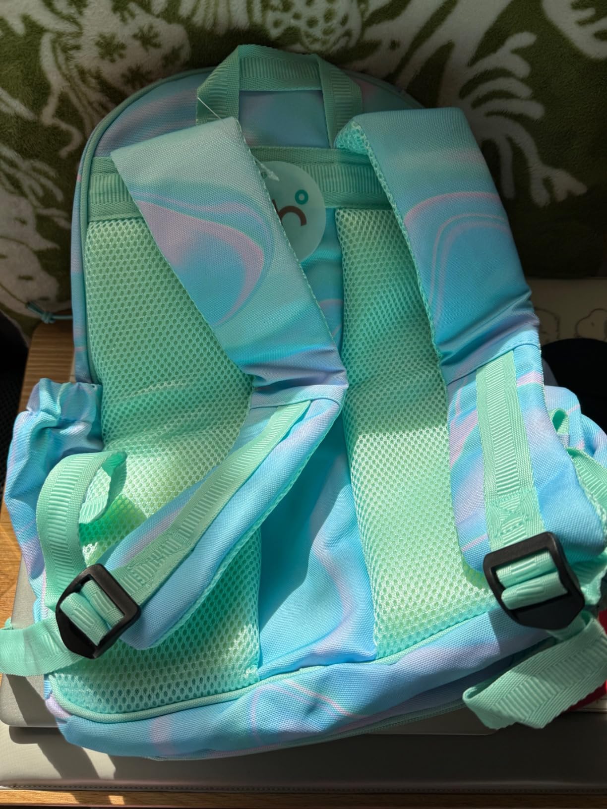 Choco Mocha Kids Tennis Bag, 16 Inch Youth & Junior Tennis Backpack with Shoe Compartment, Holds 2 Rackets (21–23 Inch) customer photo 2