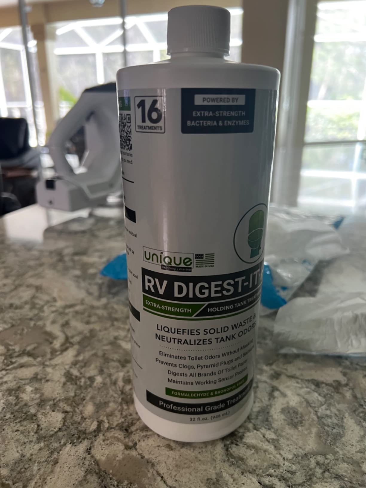 Unique RV Toilet Treatment, RV Digest-It Ultra Liquid, 32 Uses customer photo 2
