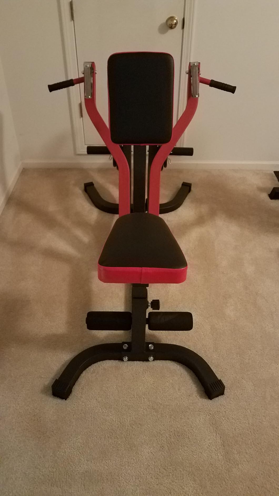 Seated Row Machine, GYHPD Plate Loaded Back Machines with Independent Arms, Multi Grip Positions with Rotating Handles, Upper Body Workout for Home Gym Workout Station customer photo 2