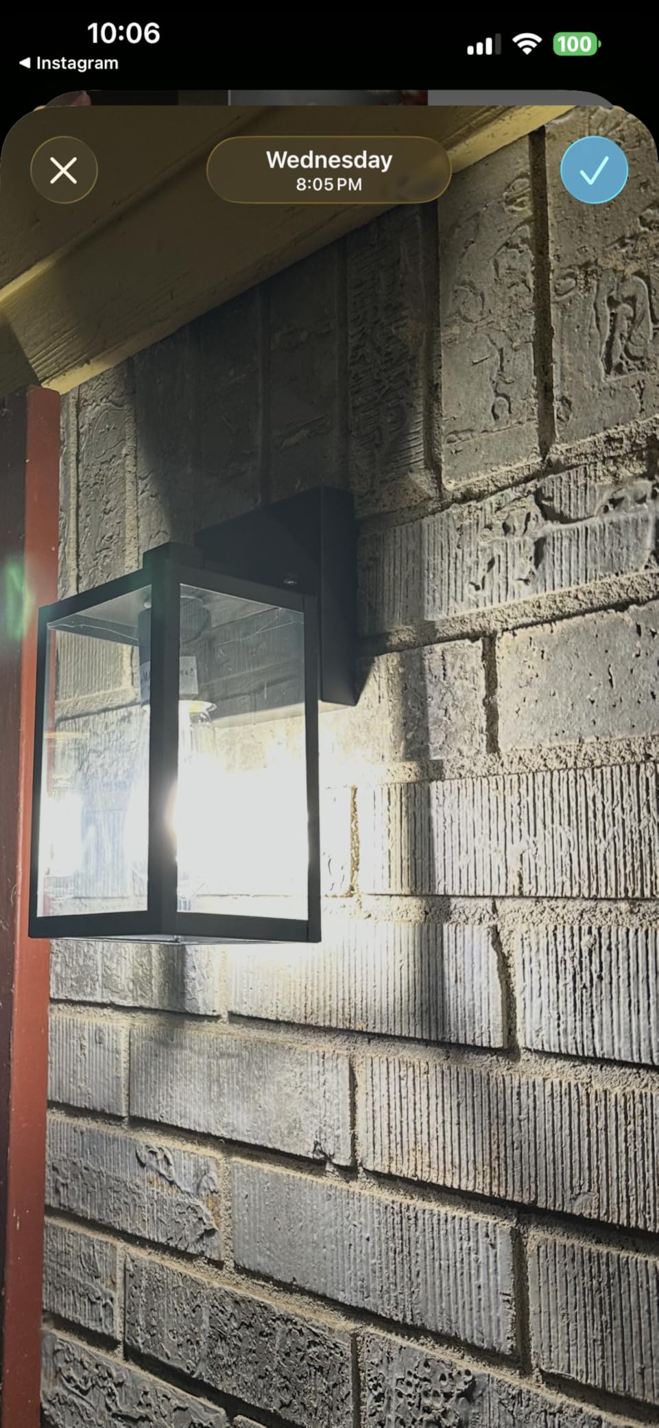 WIHTU Exterior Lighting Fixture Wall Mount, Outdoor Porch Light Wall Sconce customer photo 2