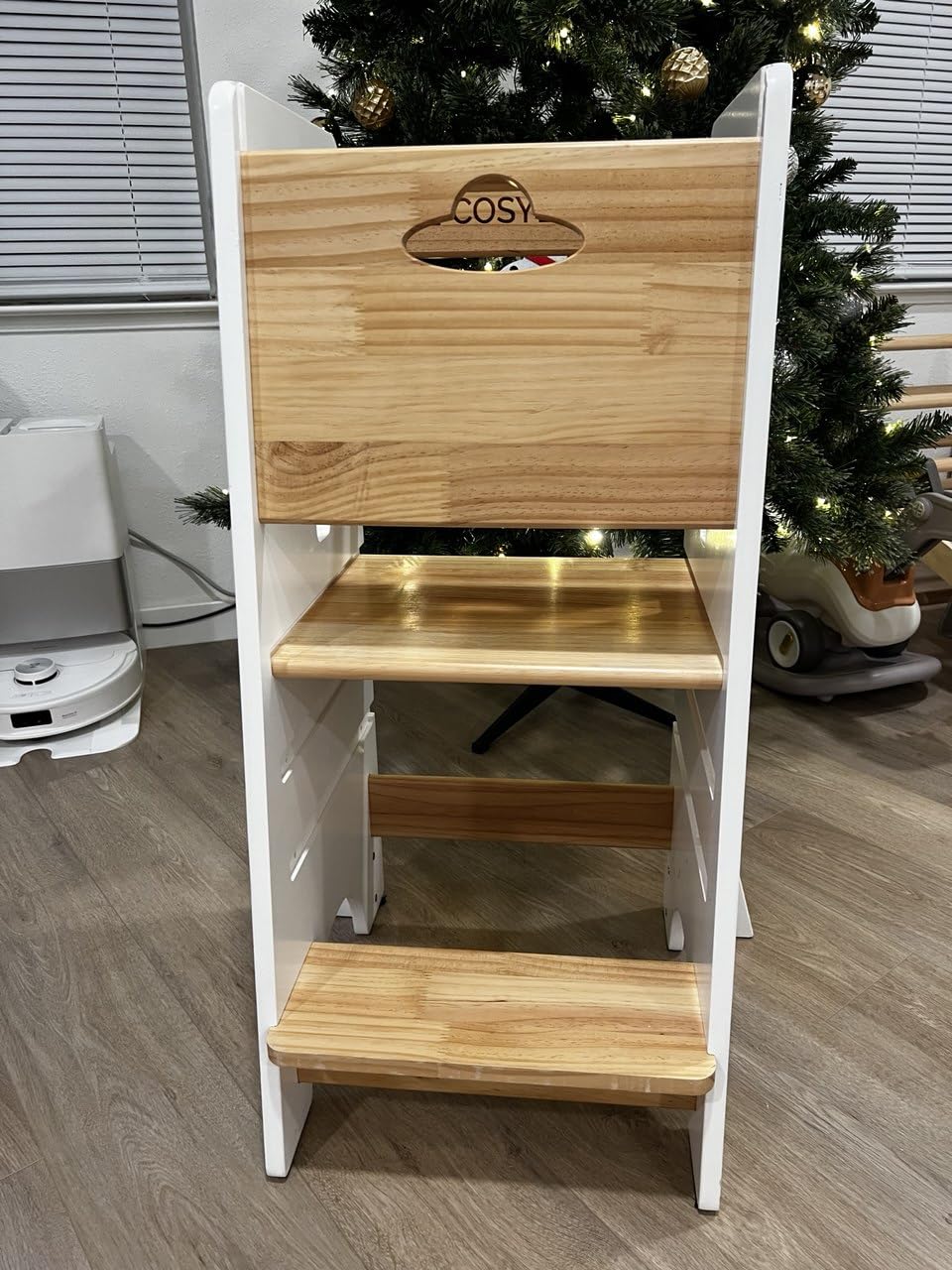 COSYLAND Toddler Tower Toddler Standing Kitchen Stool (NO Wide Back Panel) customer photo 1