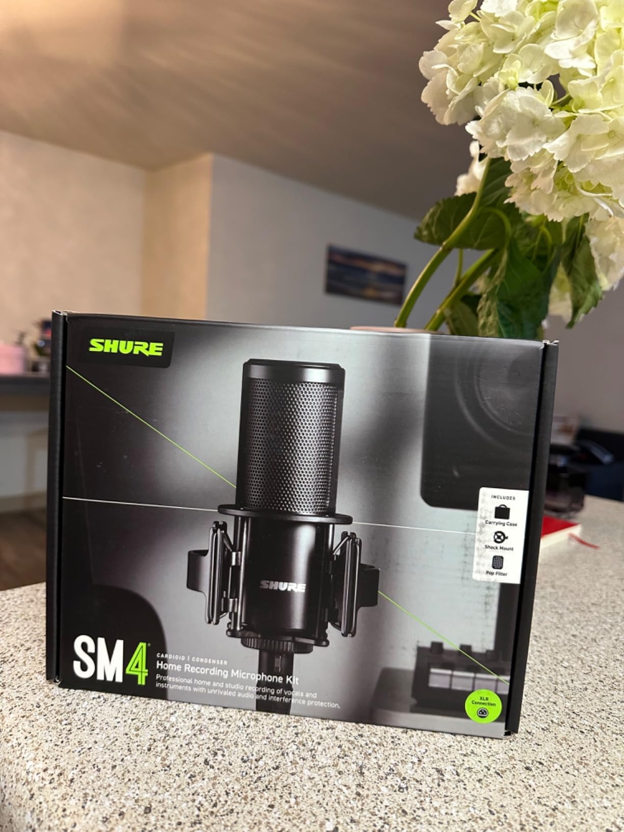 Shure SM4 XLR Studio Condenser Microphone Kit for Recording customer photo 1
