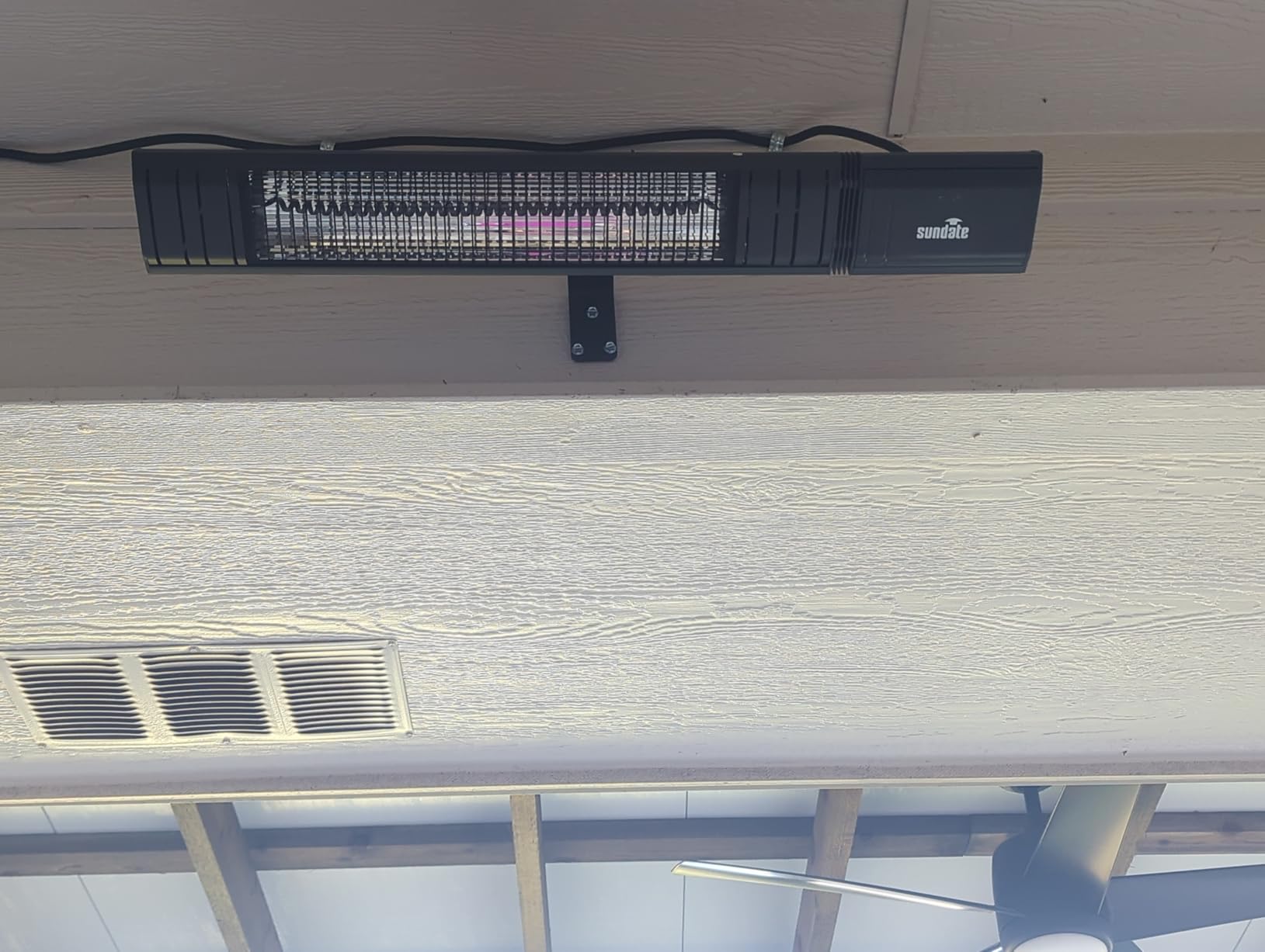 Sundate 1500W Infrared Patio Heater, WiFi App, 9 Heat Levels, 24H Timer customer photo 2