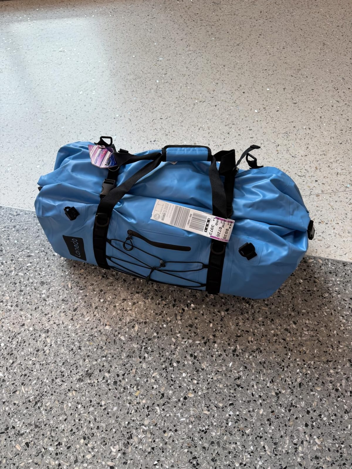 80L Dry Bag Large Waterproof Bag Roll-Top Heavy Duty Fishing Duffel Bag with Durable Straps & Handles for Kayaking Paddle boarding Boating Rafting Fishing customer photo 1