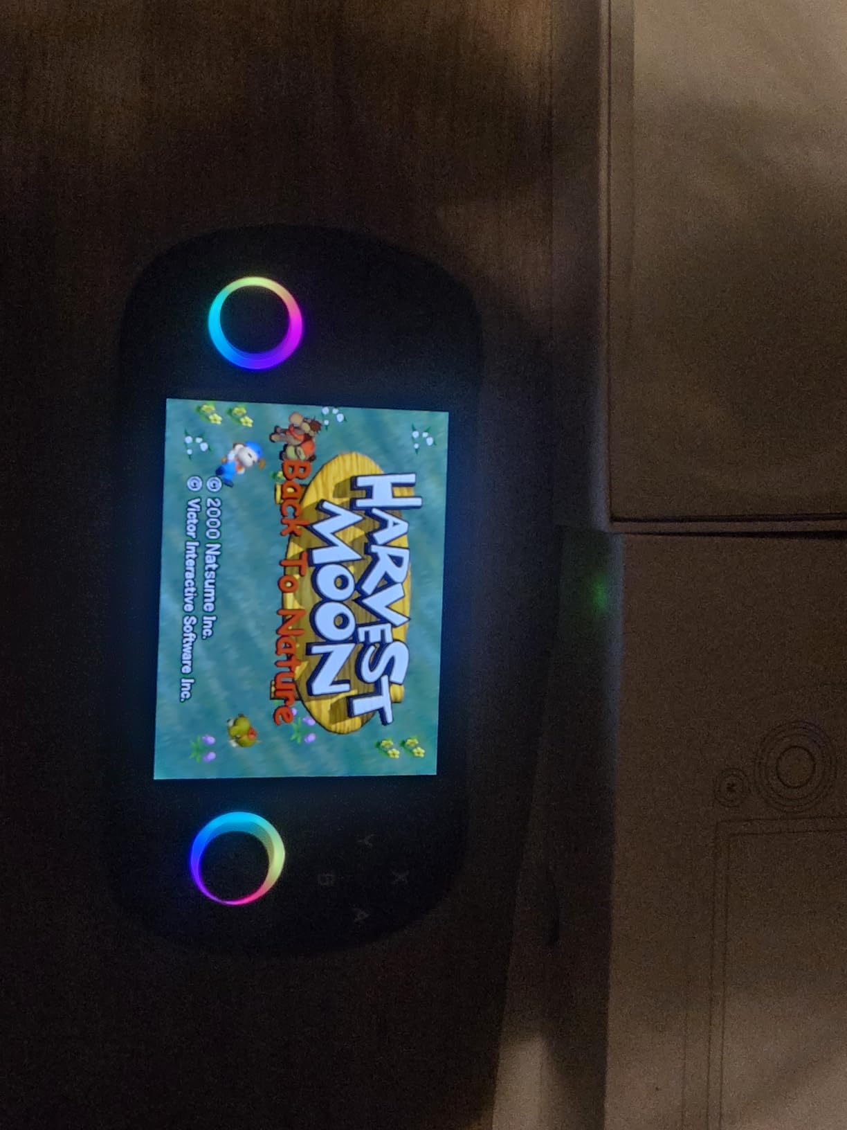 Anbernic RG40XX H Retro Handheld Game Consoles RG40XXH Retro Gaming Console 64 TF Card Preloaded Games 5000+ Portable Gaming Console Linux System 4.0'' IPS Screen WiFi Bluetooth HD and TV Output Black customer photo 1