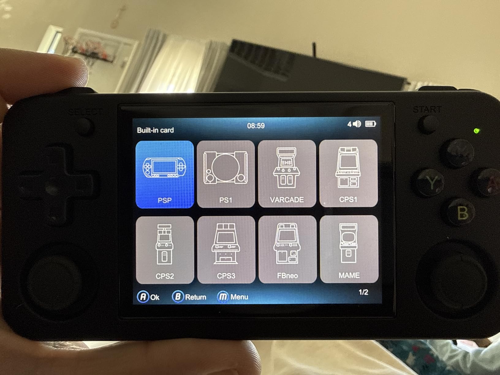 RG35XX H, Anbernic Retro Handheld Gaming Console with 64GTF Card, Dual Joystick Design 3.5-inch HD Screen Lasts up to 8 Hours High-Capacity Battery for Better Experience (64G Purple) customer photo 2