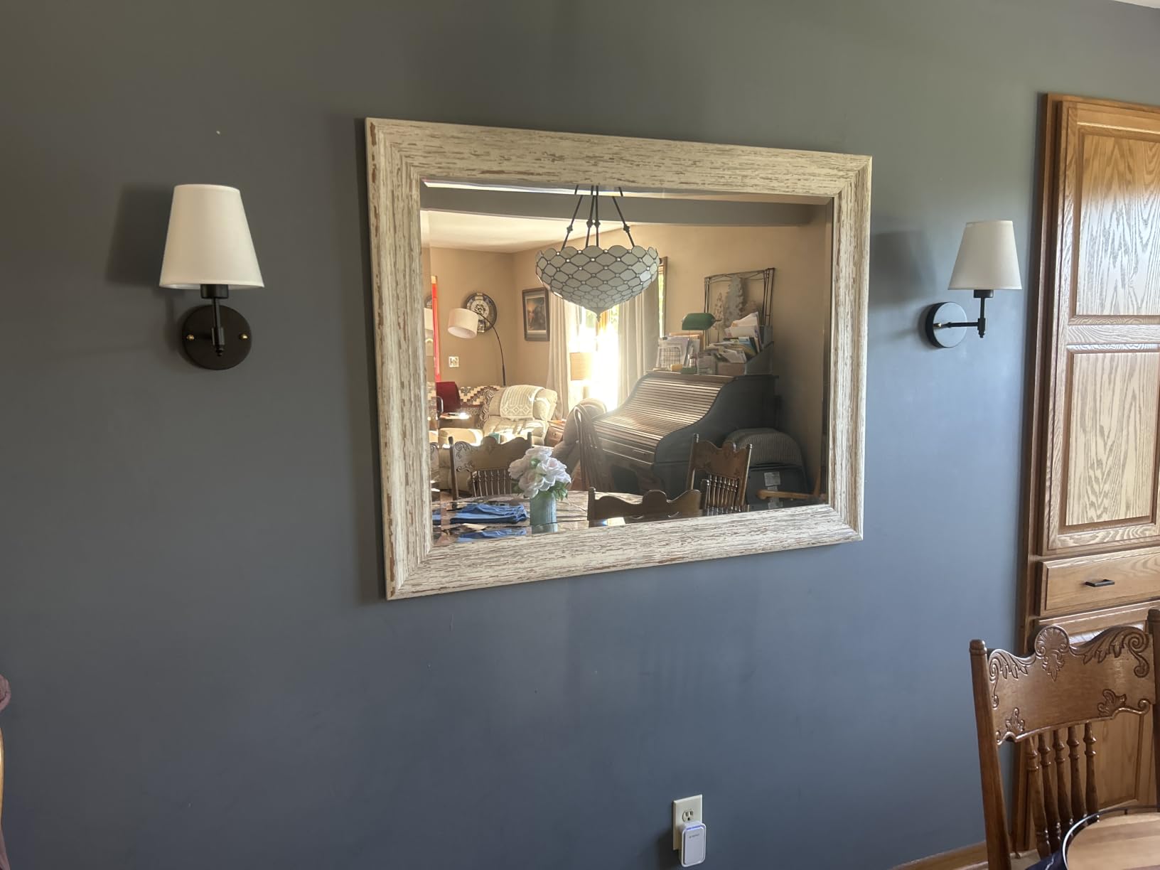 Nekhung Battery Operated Wall Sconce, Peel and Stick Sconces Set of 2 customer photo 2